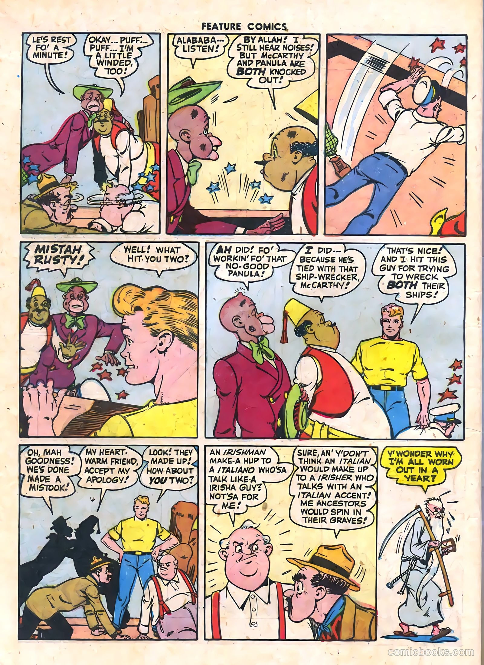 Feature Comics #105 — page 58 of 60