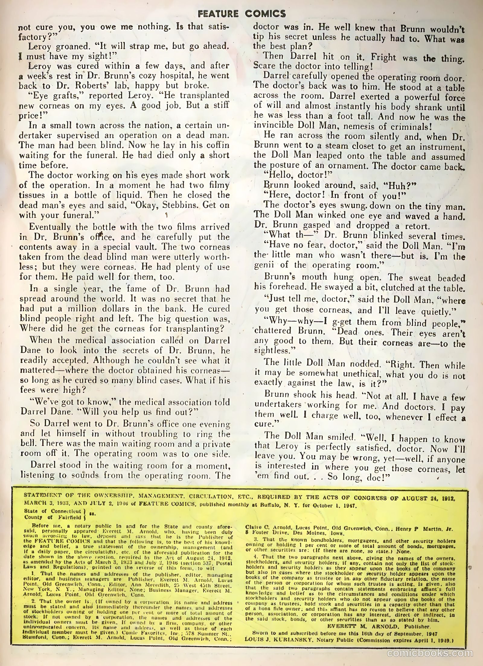 Feature Comics #121 — page 39 of 52