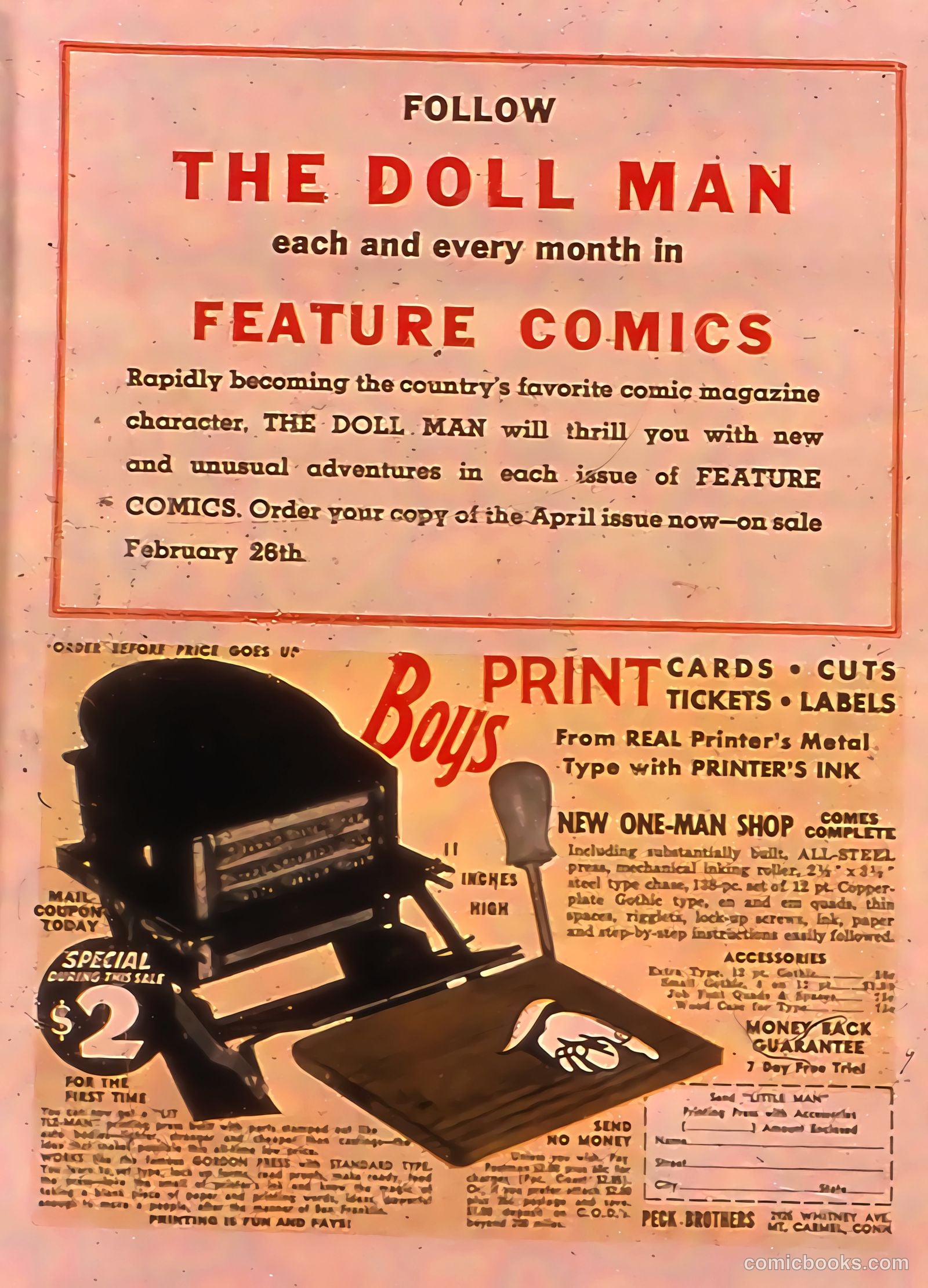 Feature Comics #42 — page 67 of 68