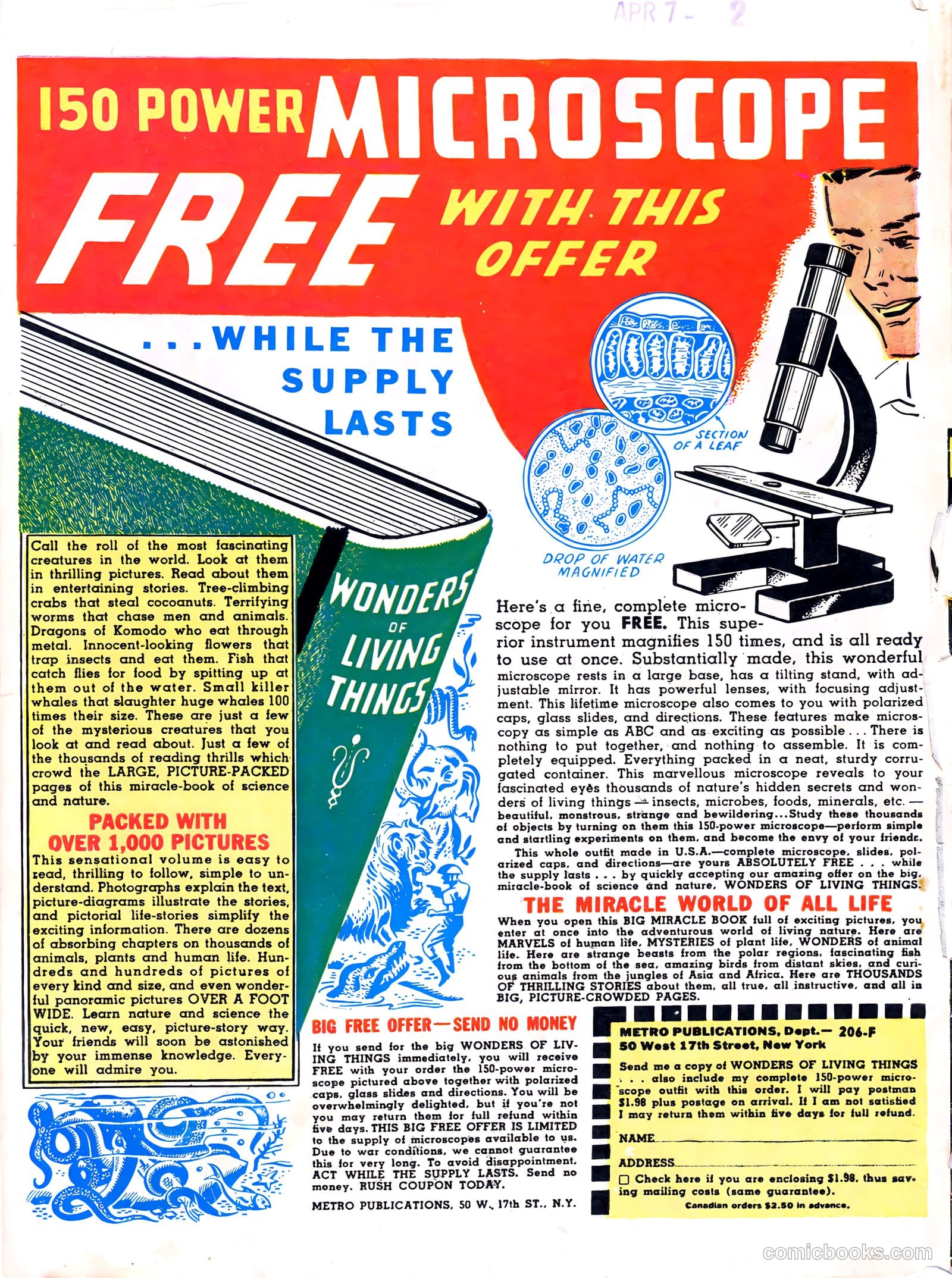 Feature Comics #68 — page 68 of 68