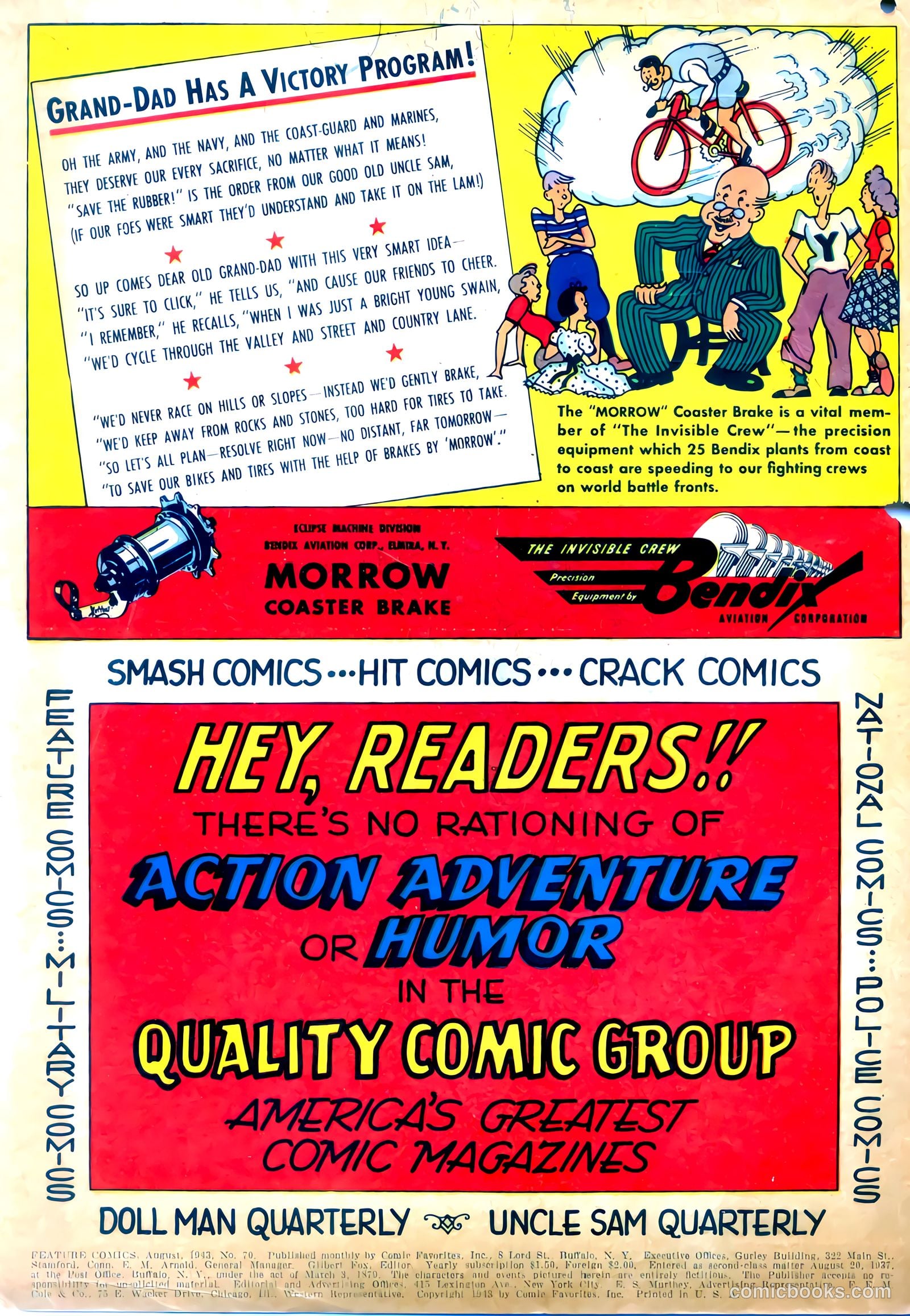 Feature Comics #70 — page 2 of 68
