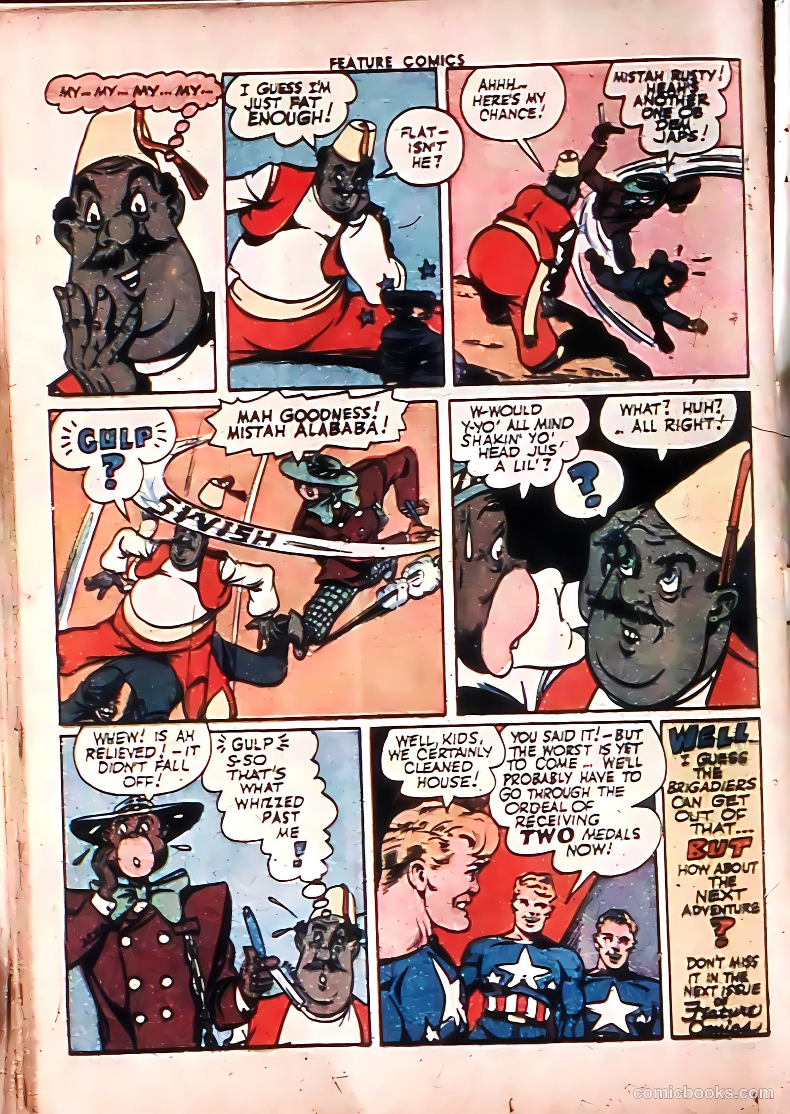 Feature Comics #73 — page 58 of 60