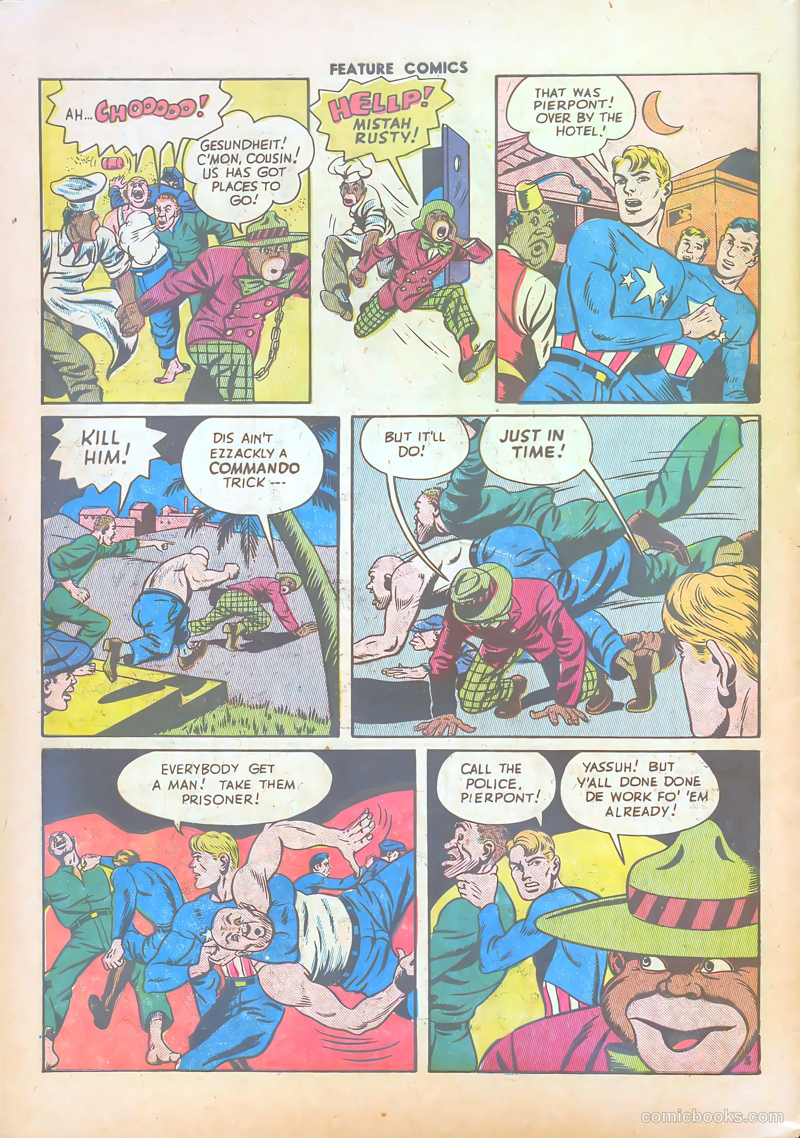 Feature Comics #77 — page 56 of 60