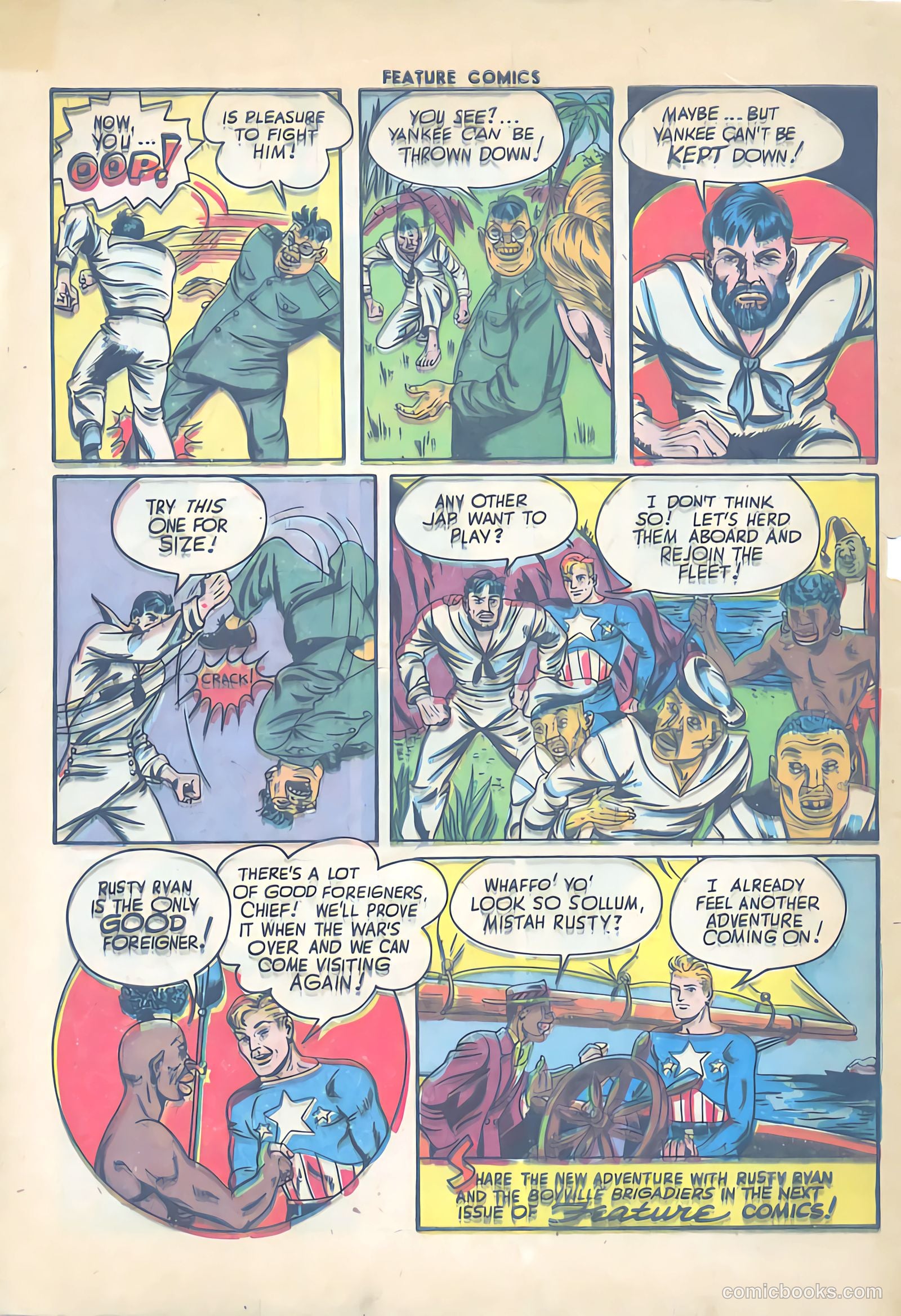 Feature Comics #79 — page 58 of 60