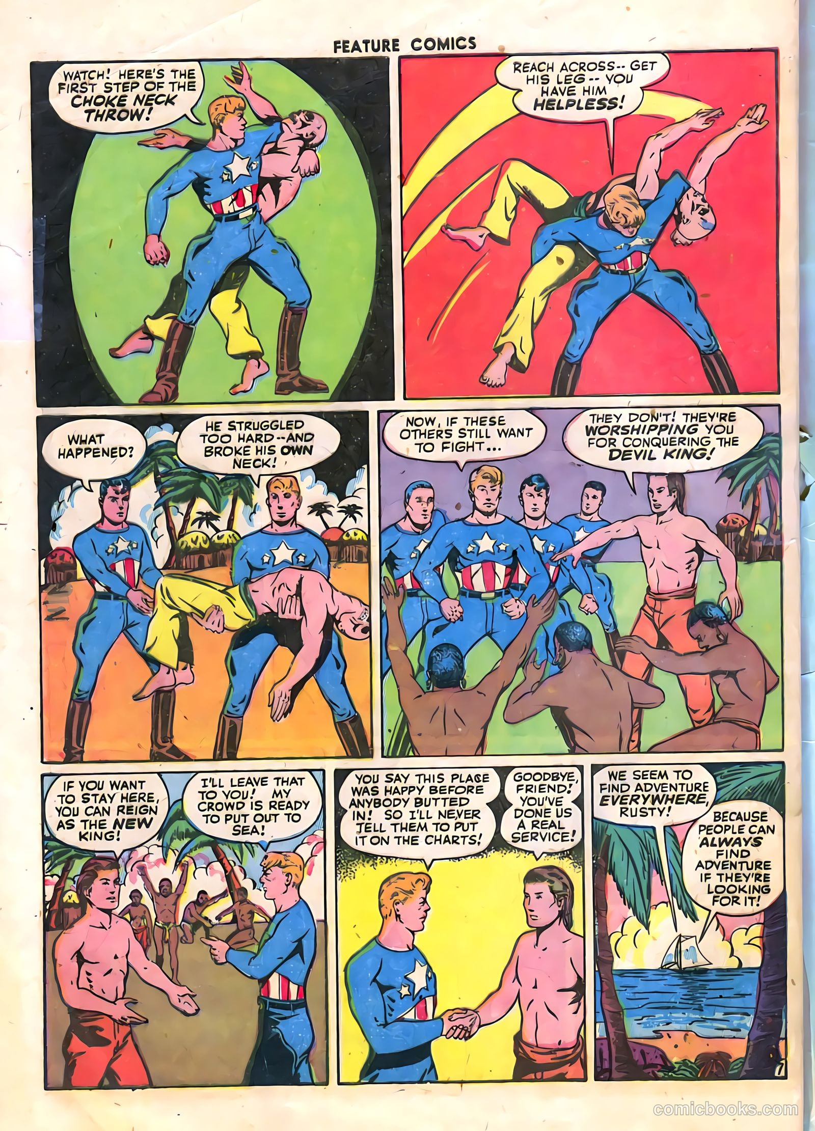 Feature Comics #81 — page 58 of 60