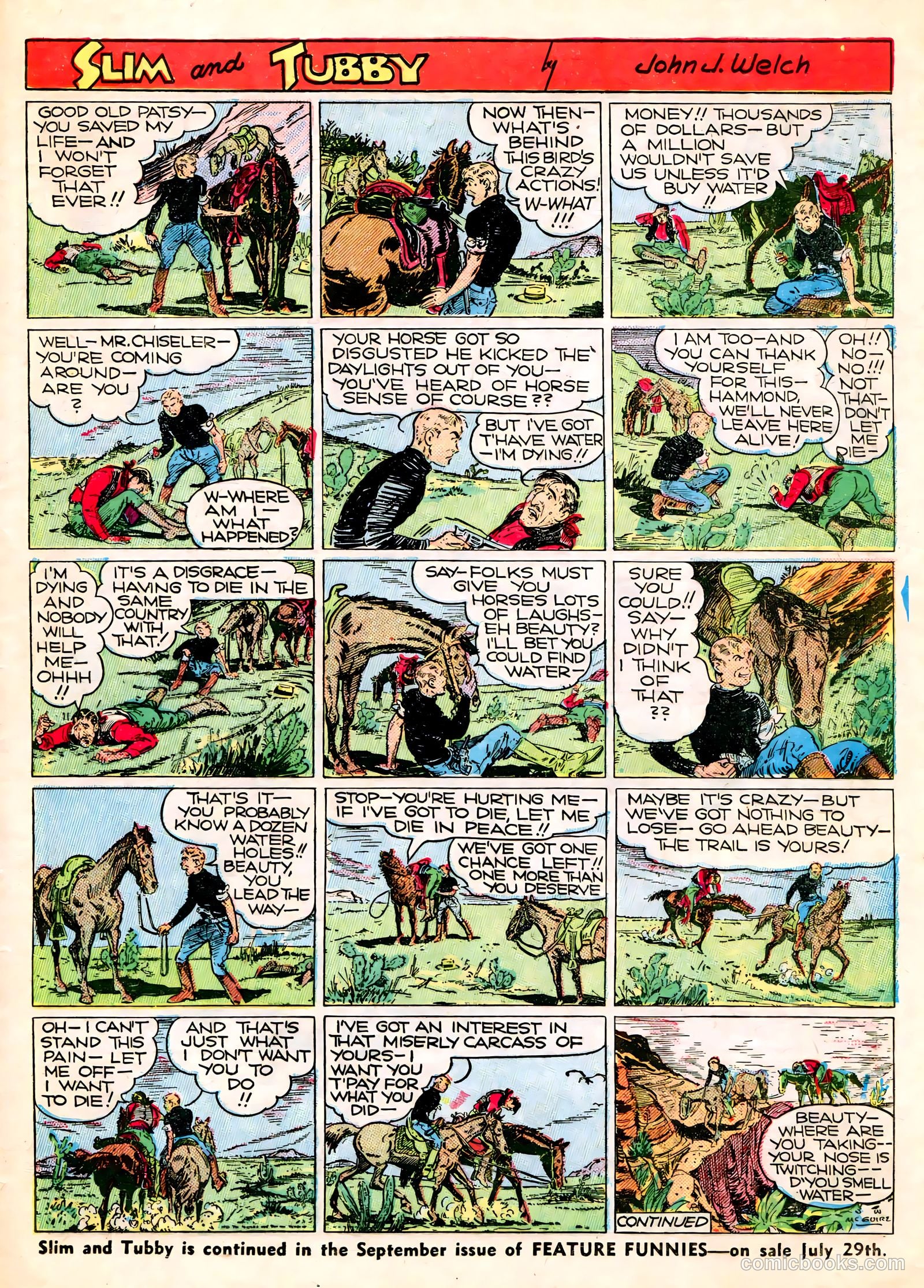 Feature Funnies #11 — page 58 of 67