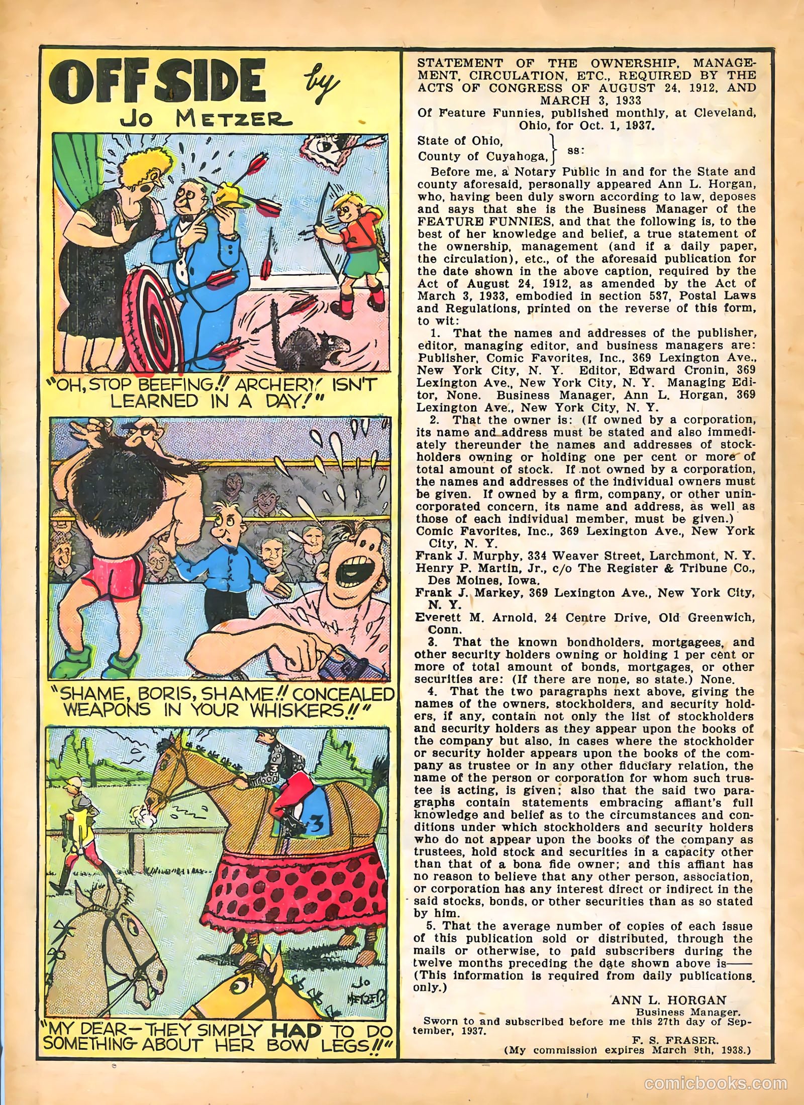 Feature Funnies #4 — page 25 of 65