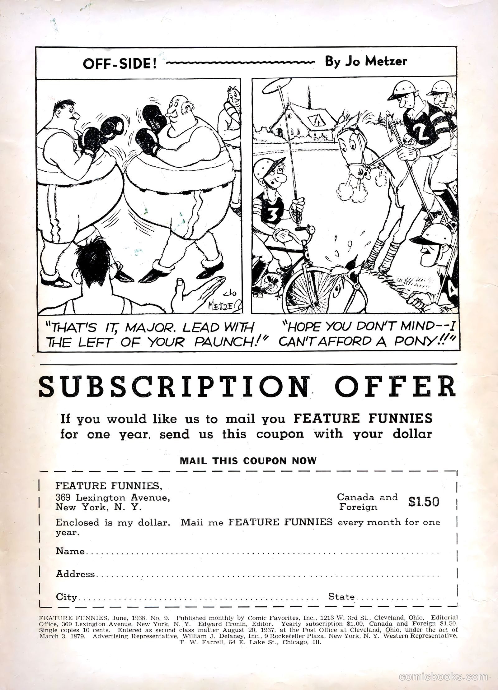 Feature Funnies #9 — page 2 of 67