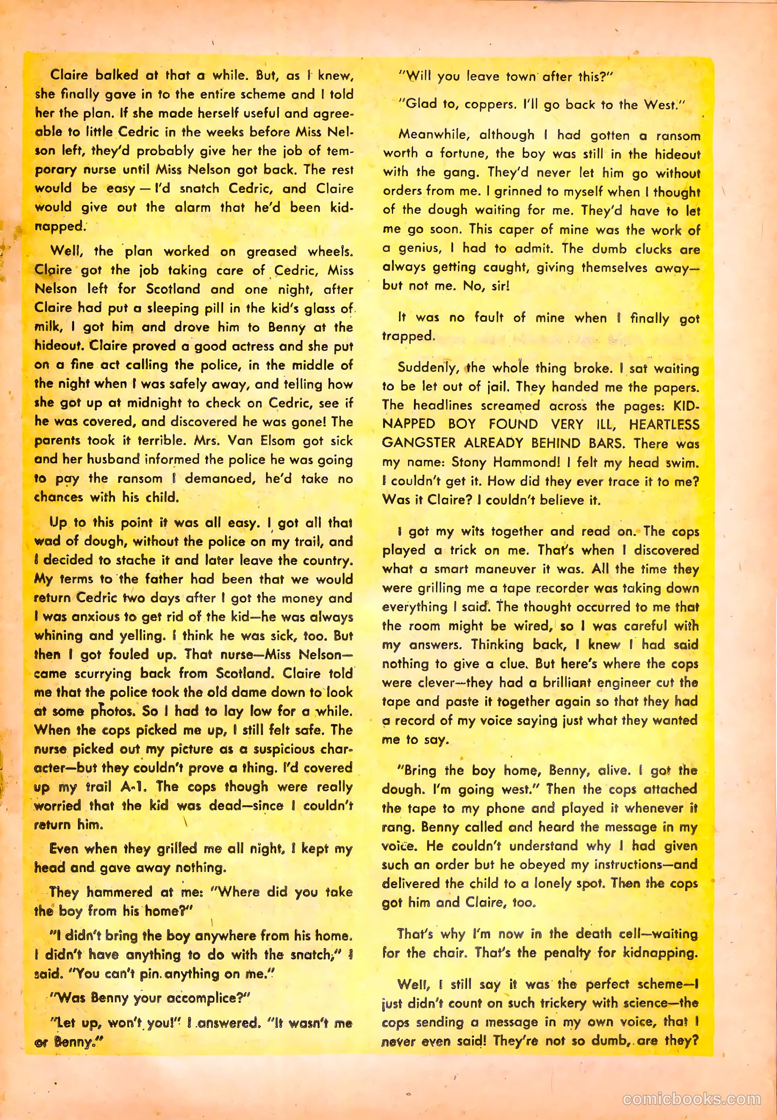Fight against Crime #20 — page 19 of 36
