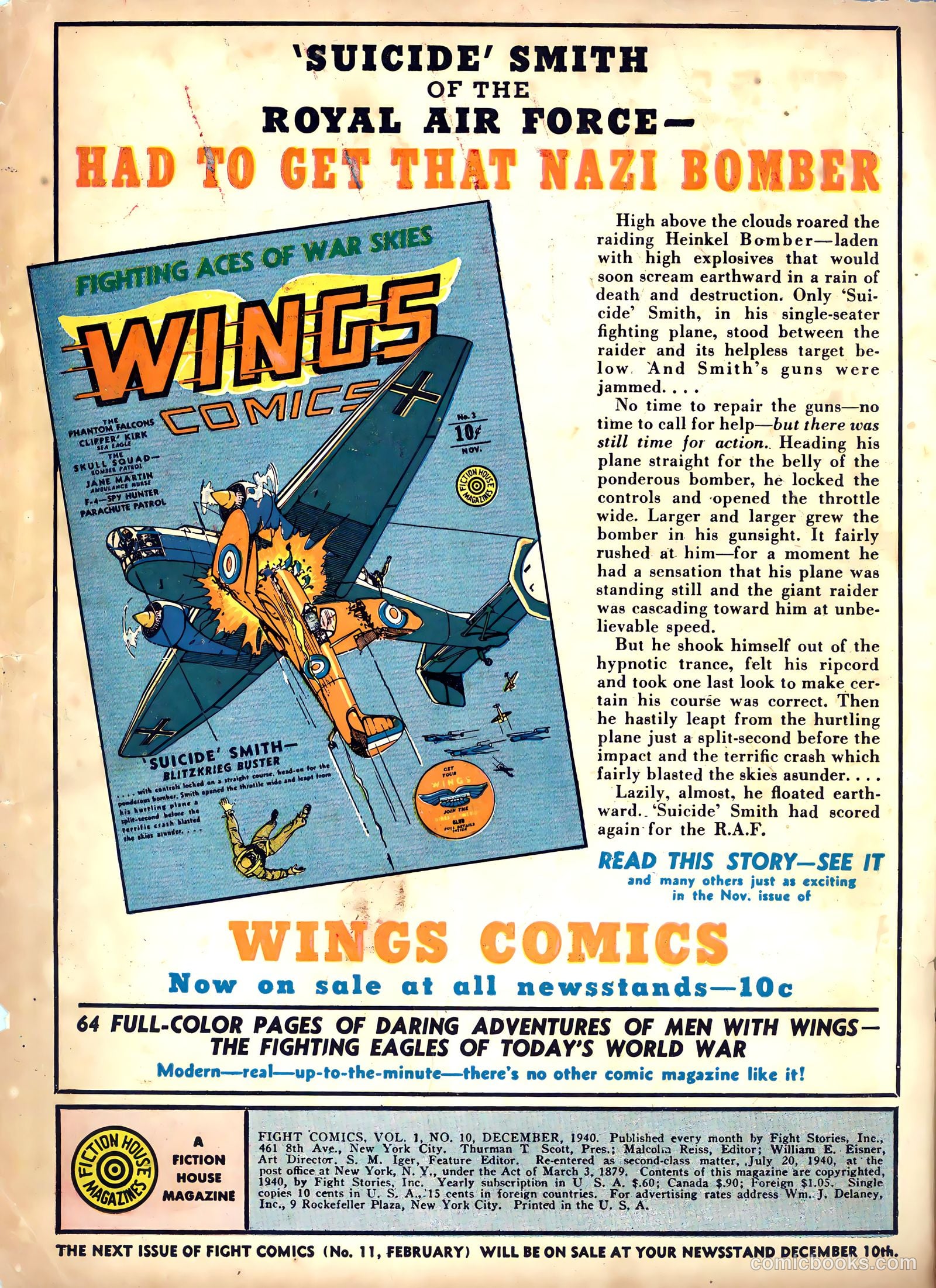 Fight Comics #10 — page 2 of 68