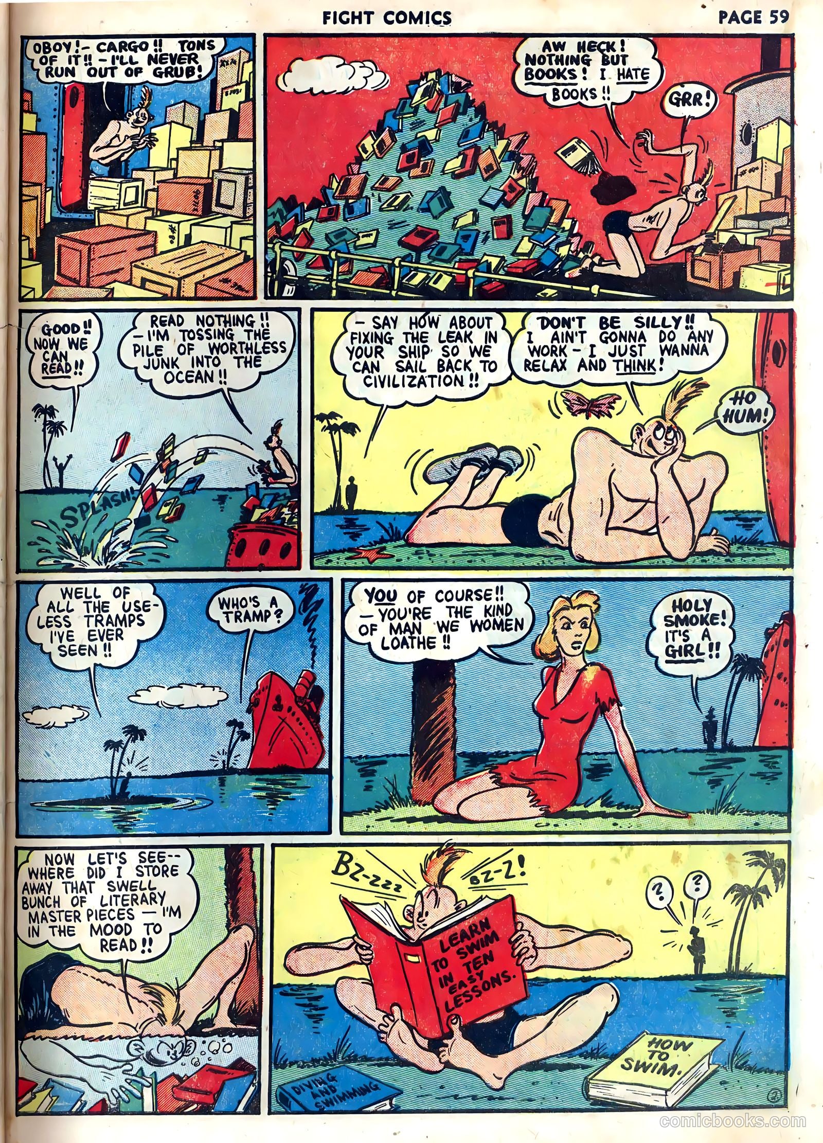 Fight Comics #10 — page 61 of 68