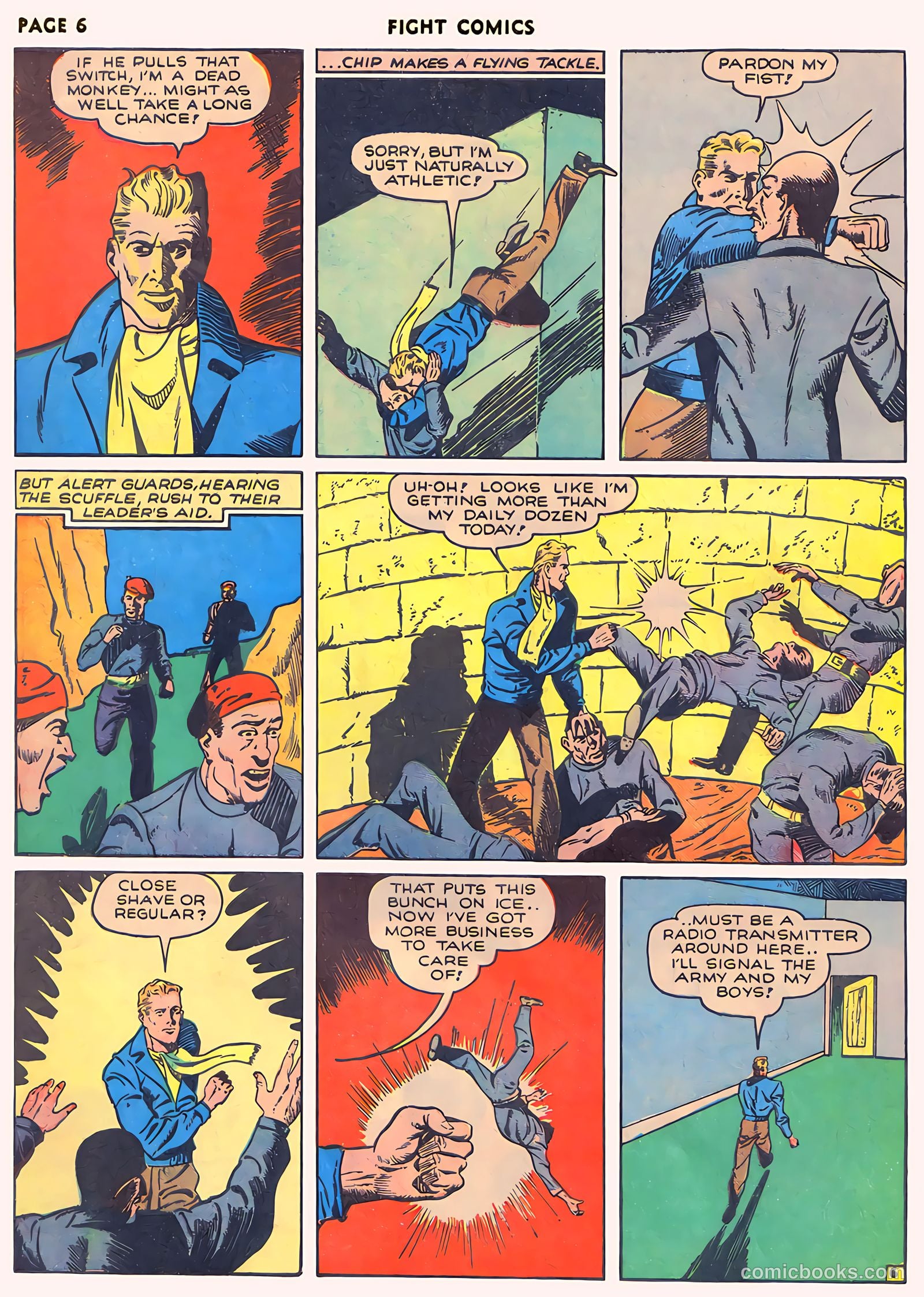 Fight Comics #12 — page 8 of 68