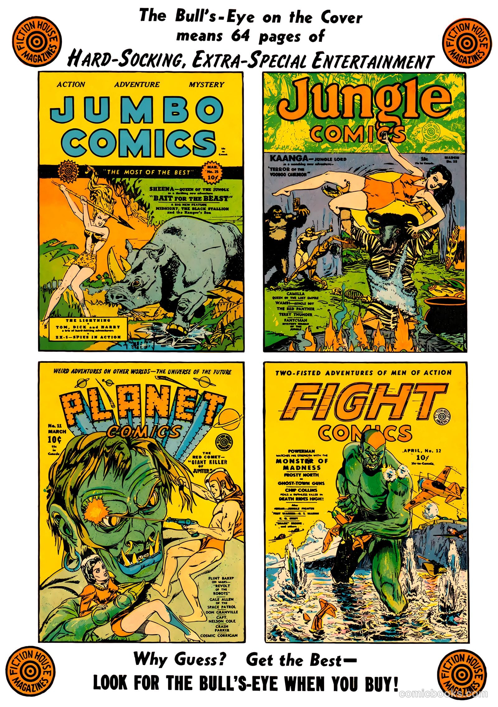 Fight Comics #12 — page 67 of 68