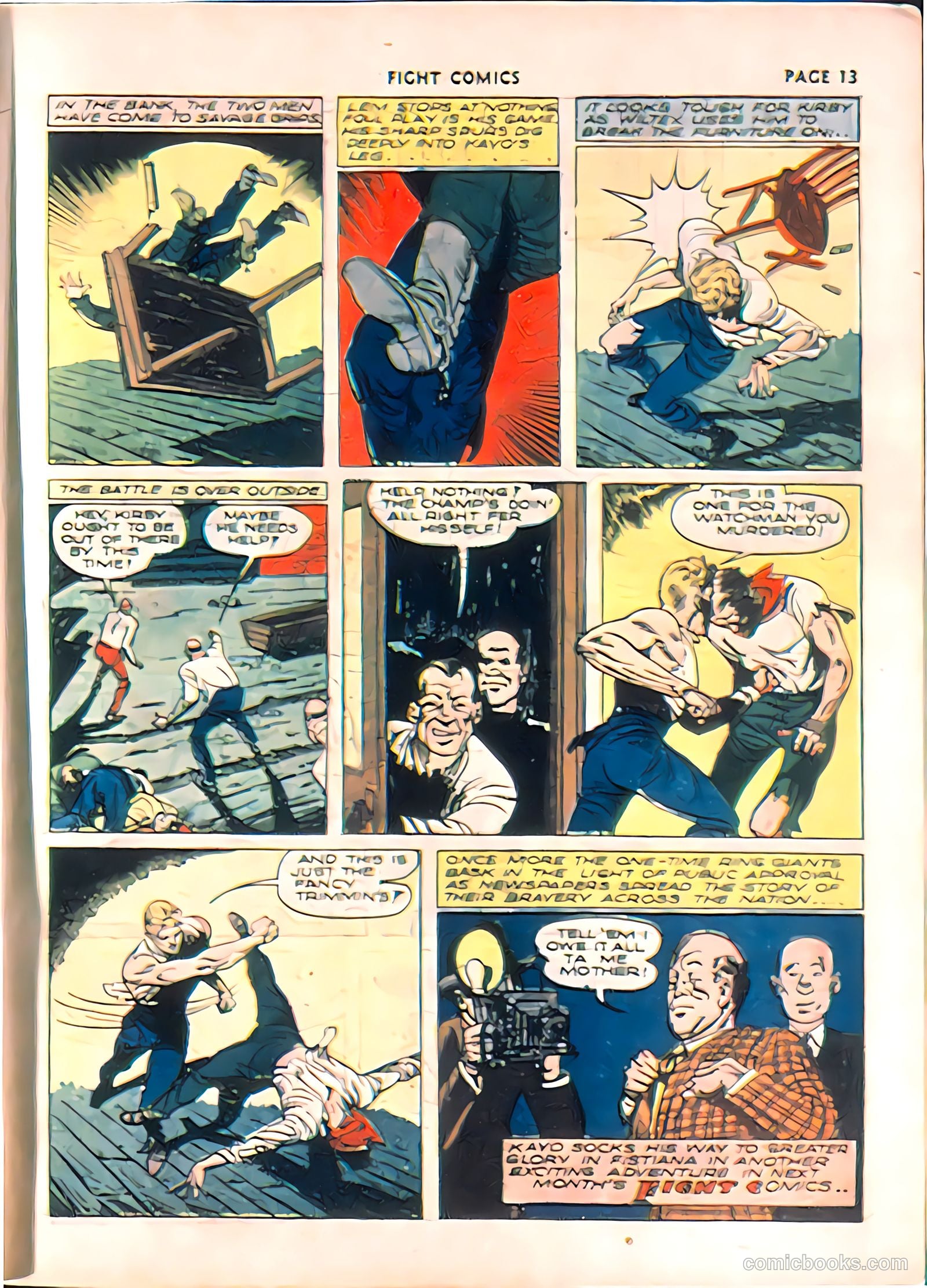 Fight Comics #13 — page 16 of 68