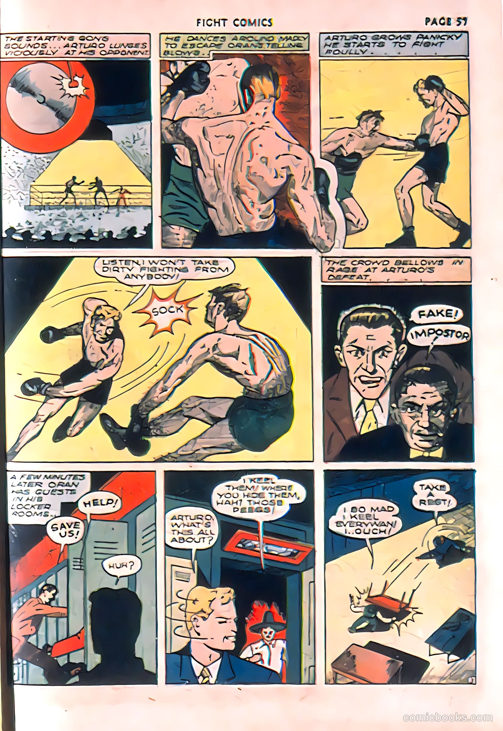 Fight Comics #13 — page 59 of 68
