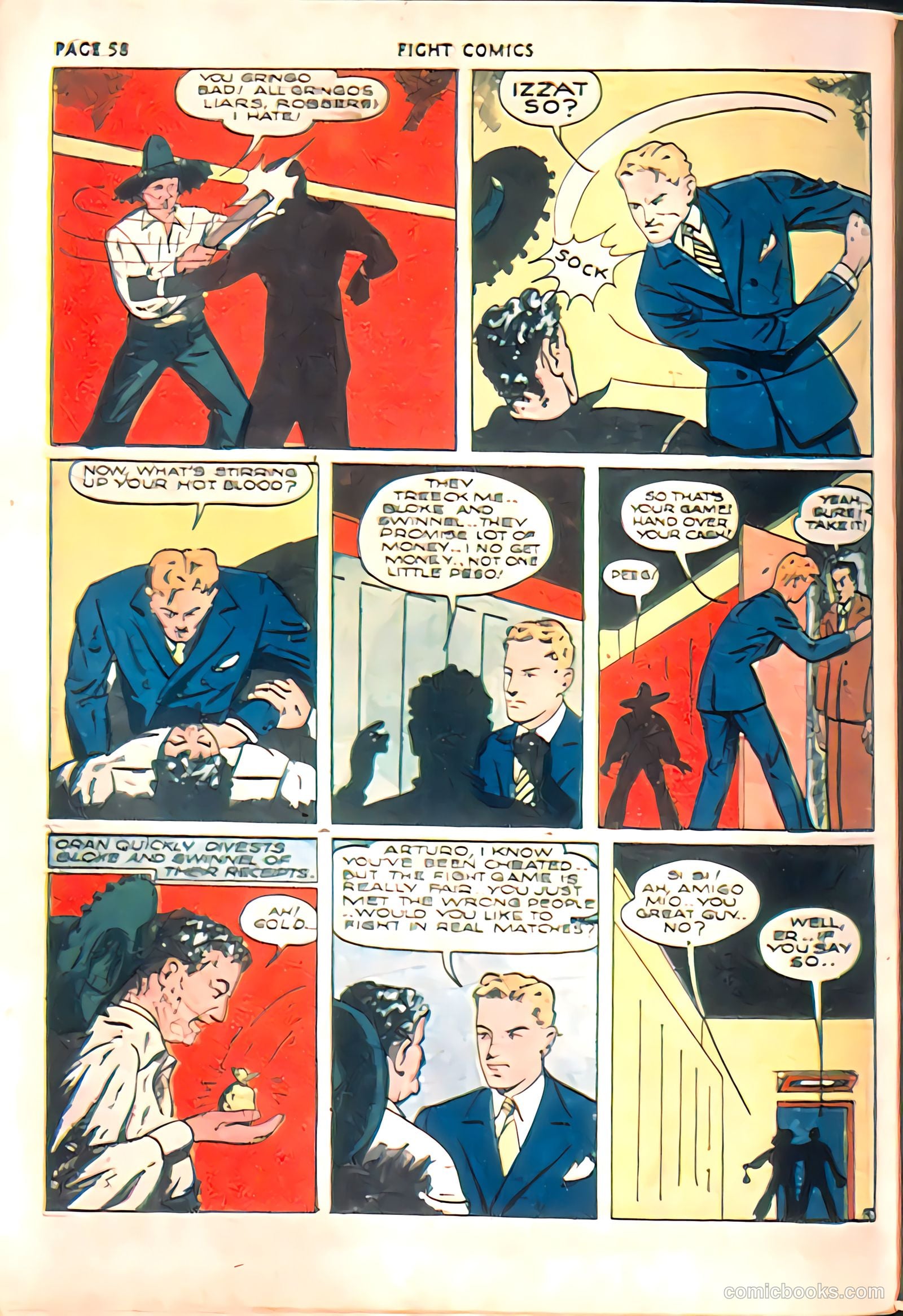 Fight Comics #13 — page 60 of 68