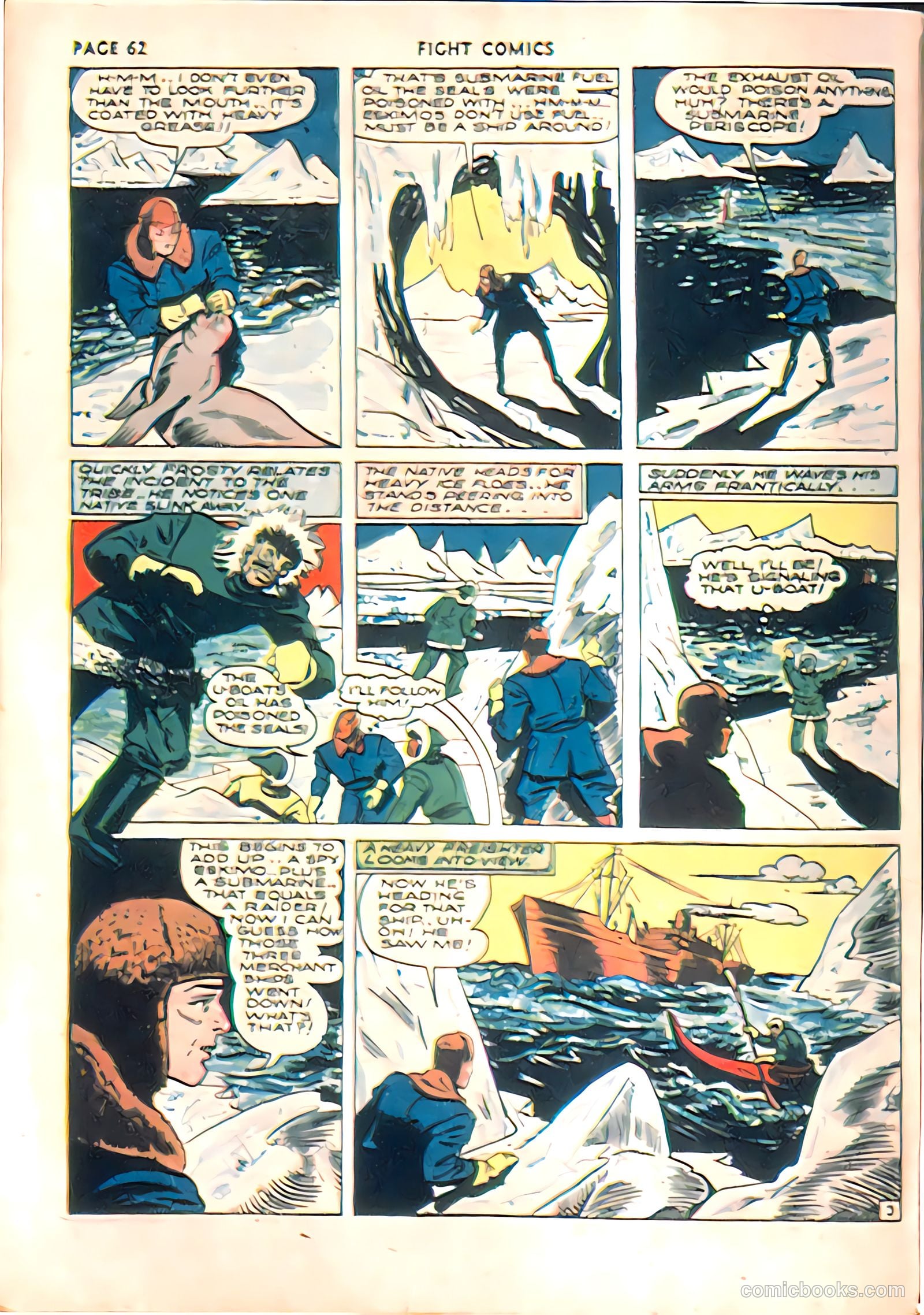 Fight Comics #13 — page 64 of 68
