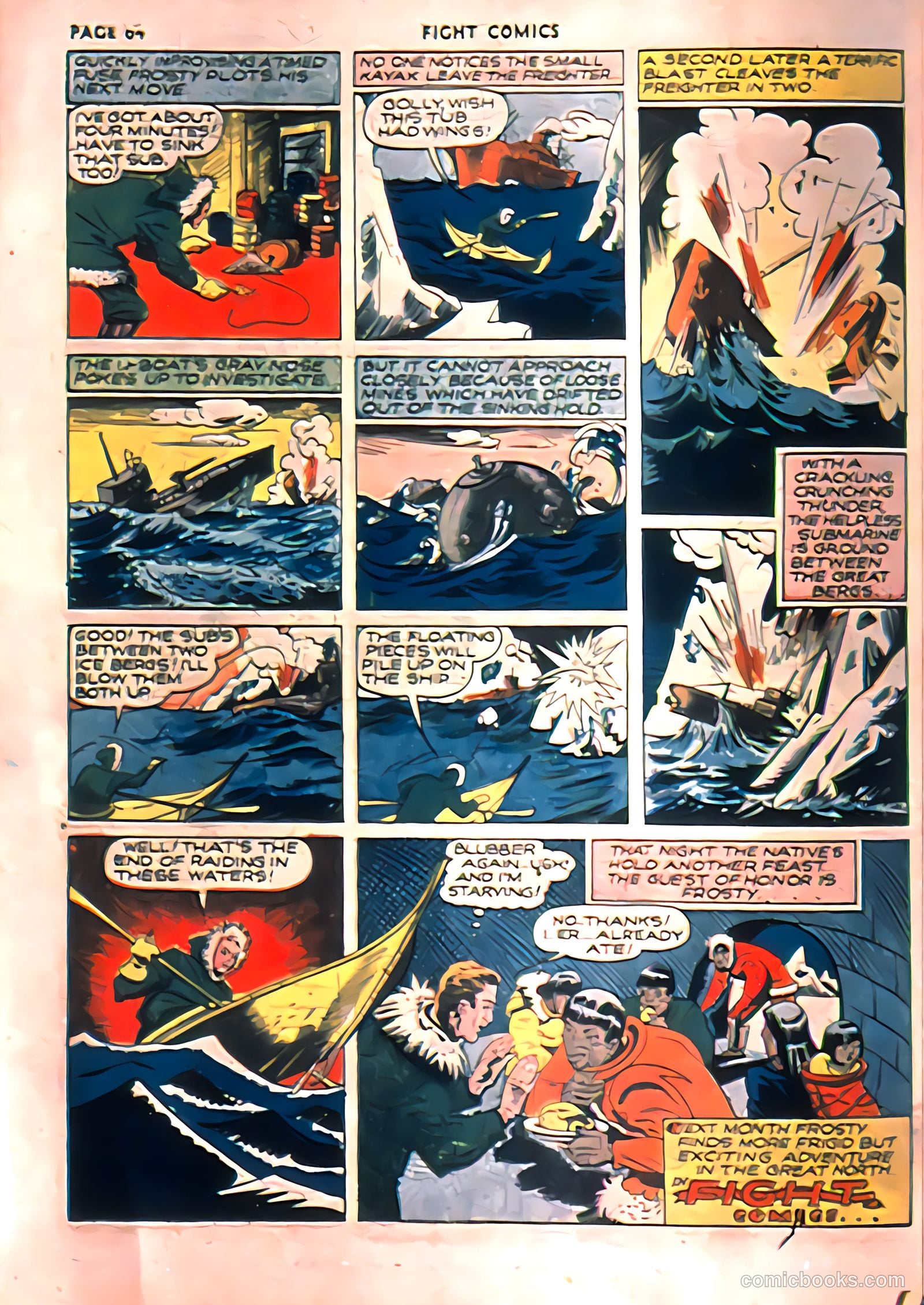Fight Comics #13 — page 66 of 68