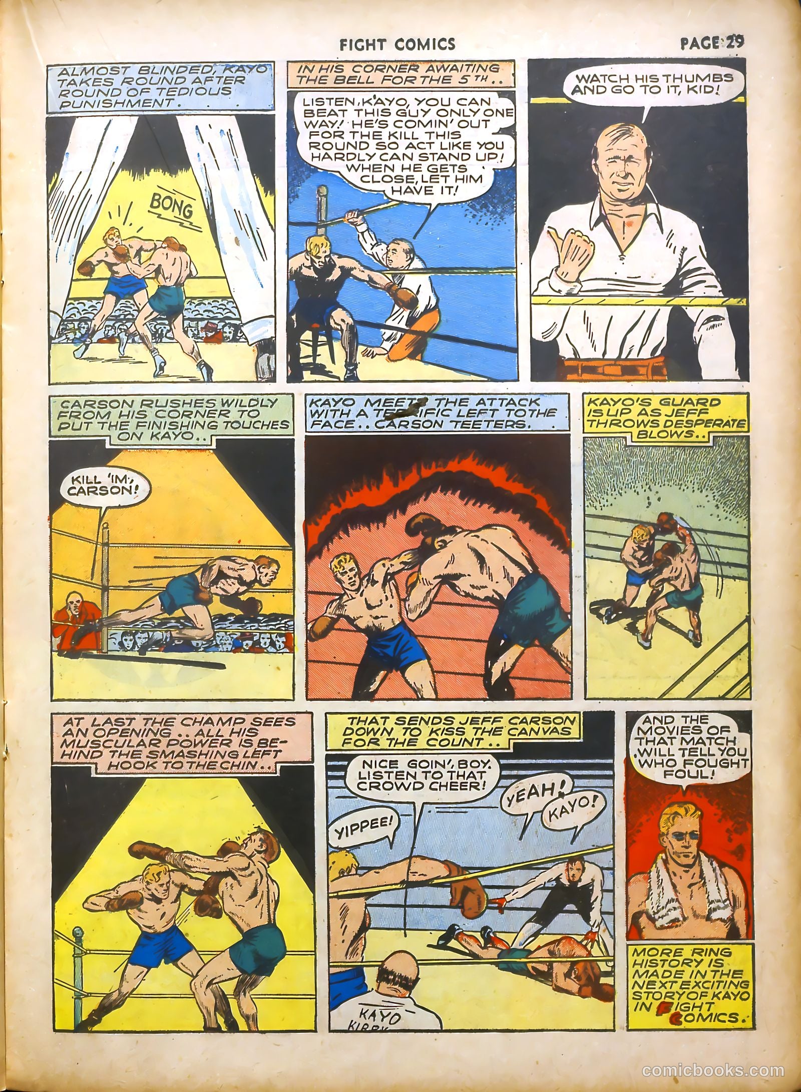 Fight Comics #14 — page 32 of 69