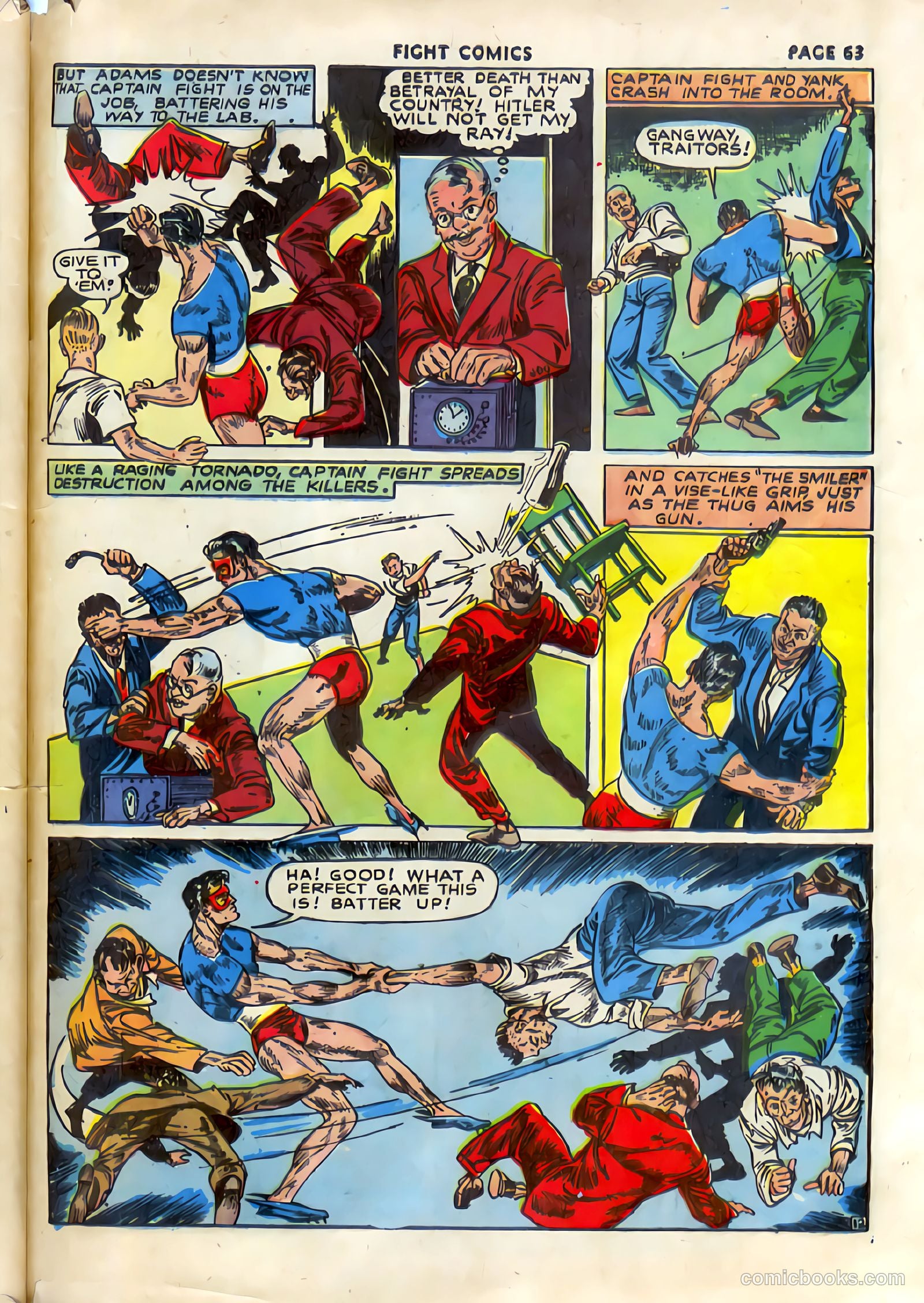 Fight Comics #16 — page 65 of 66