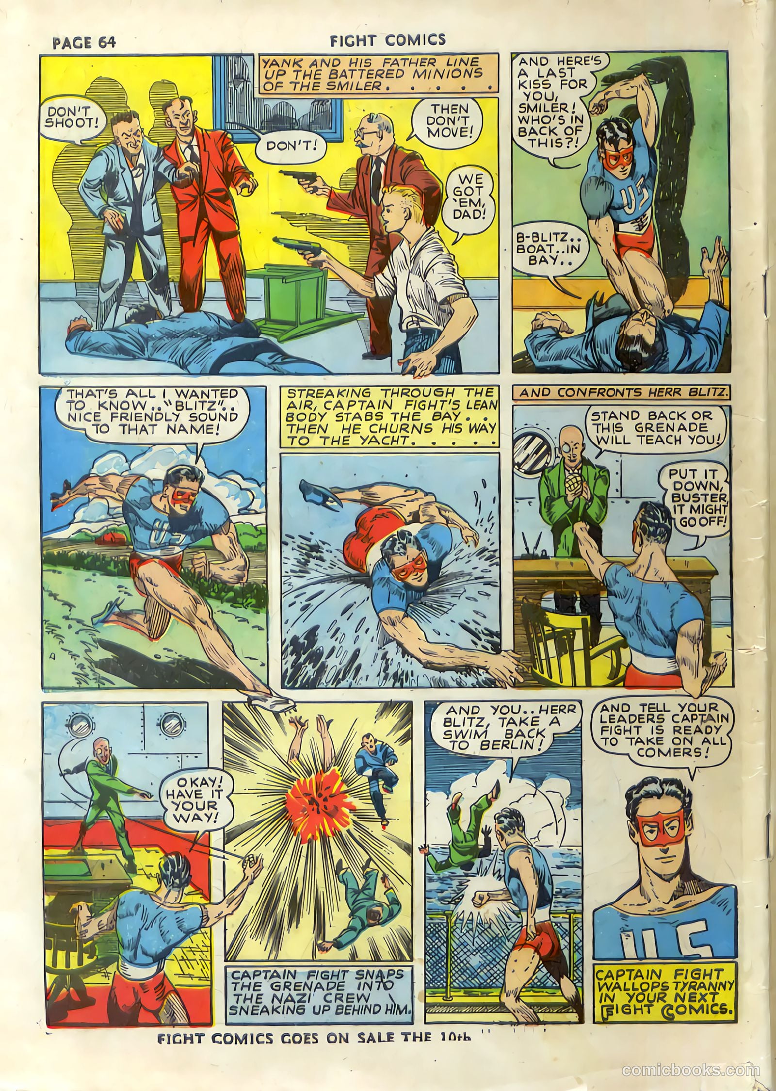 Fight Comics #16 — page 66 of 66
