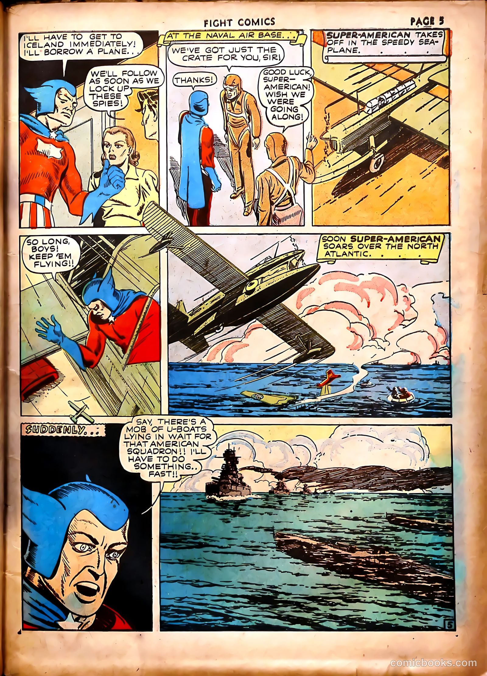 Fight Comics #17 — page 8 of 69
