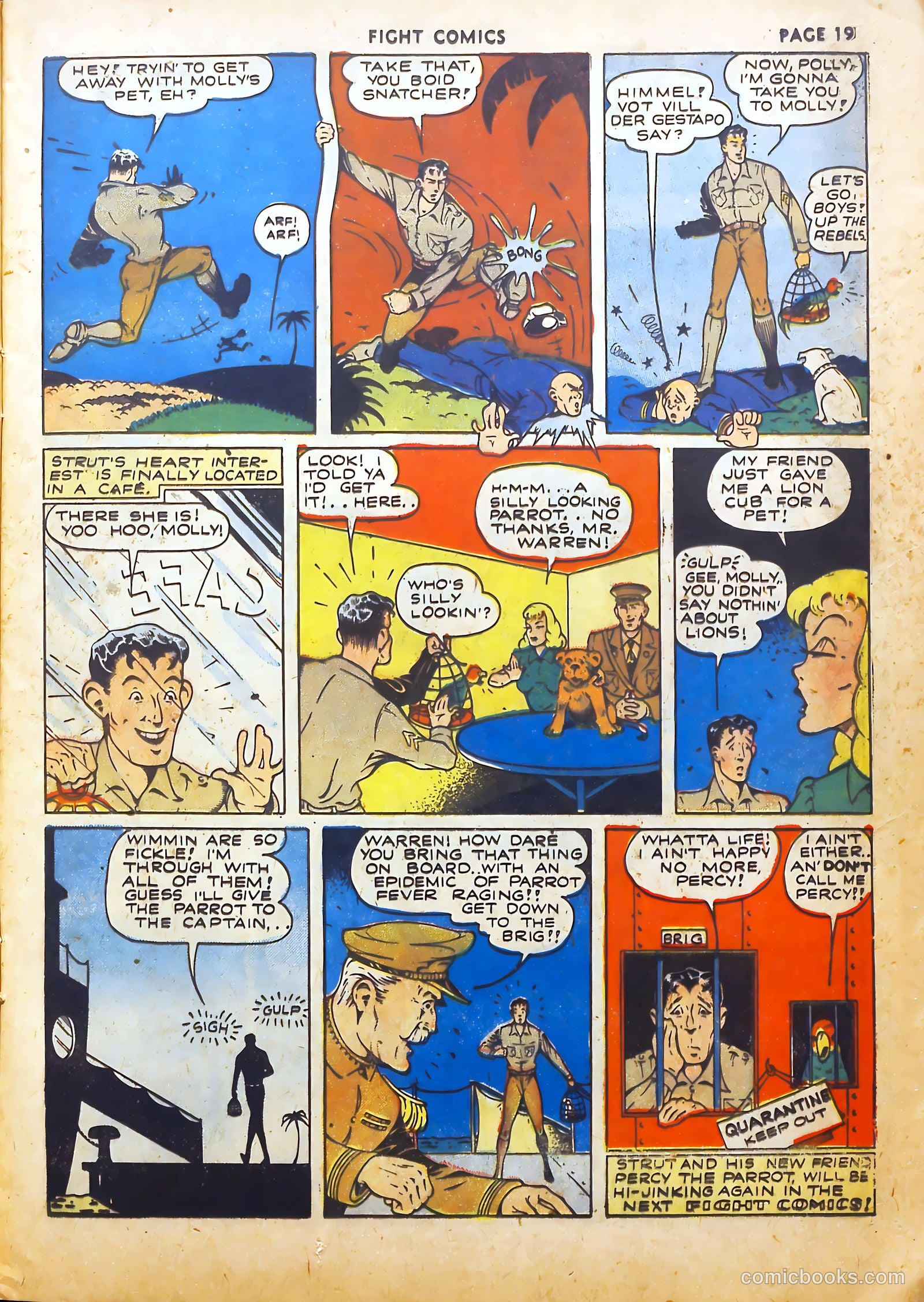 Fight Comics #18 — page 21 of 73