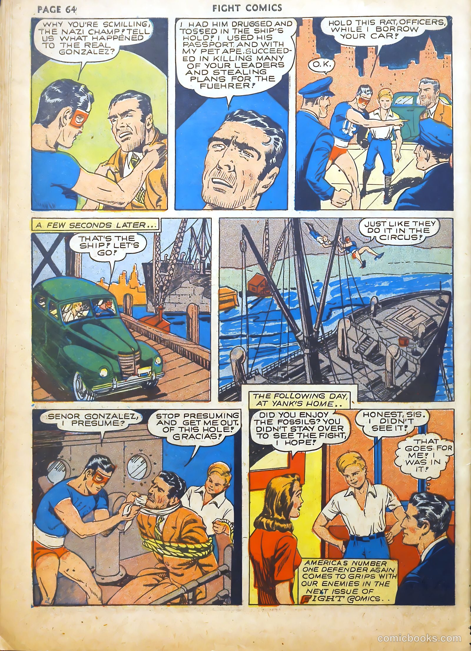 Fight Comics #18 — page 71 of 73