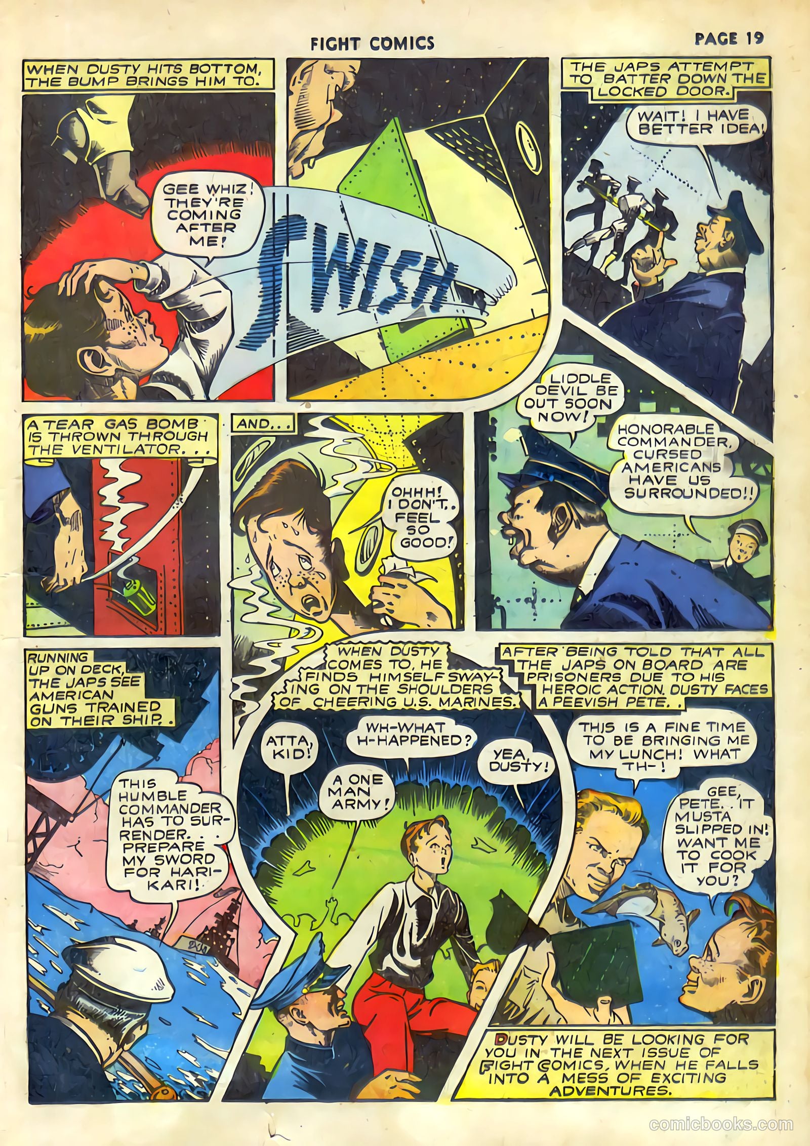 Fight Comics #19 — page 21 of 68