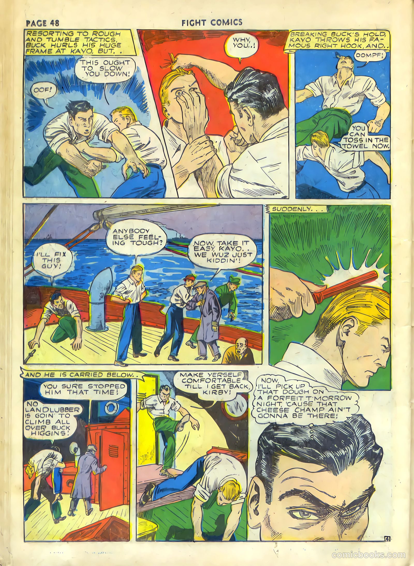 Fight Comics #19 — page 50 of 68