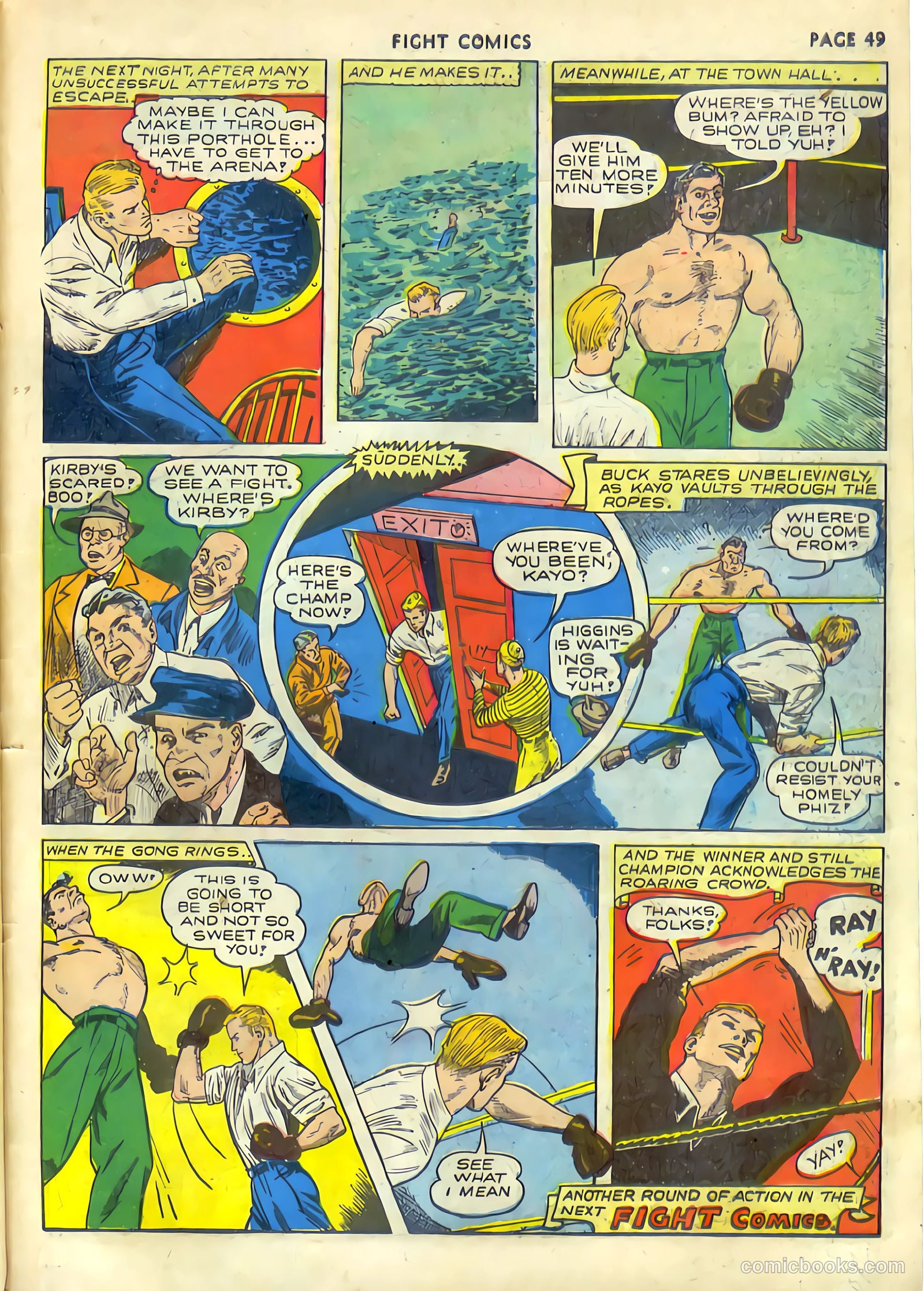 Fight Comics #19 — page 51 of 68