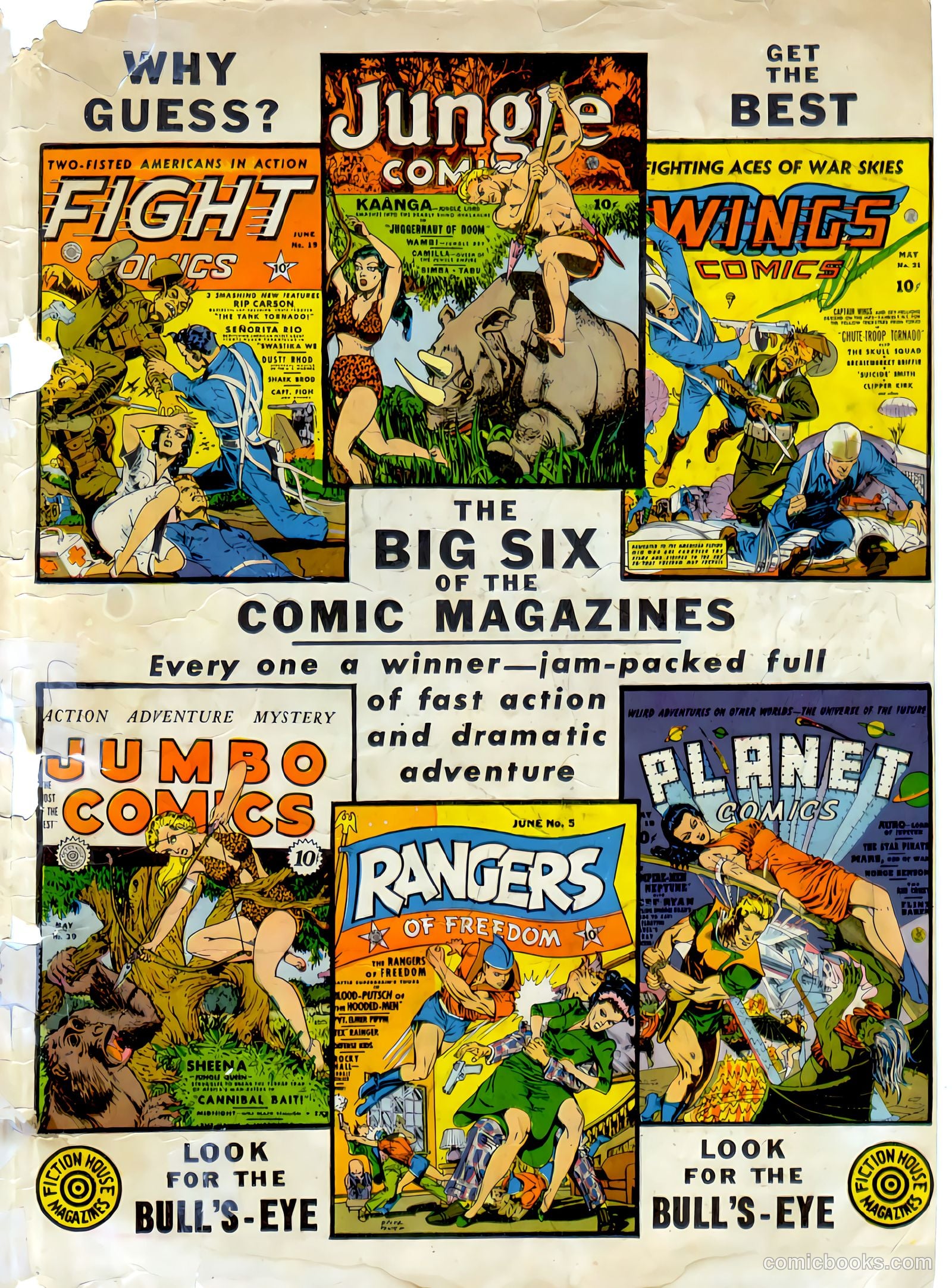 Fight Comics #19 — page 67 of 68