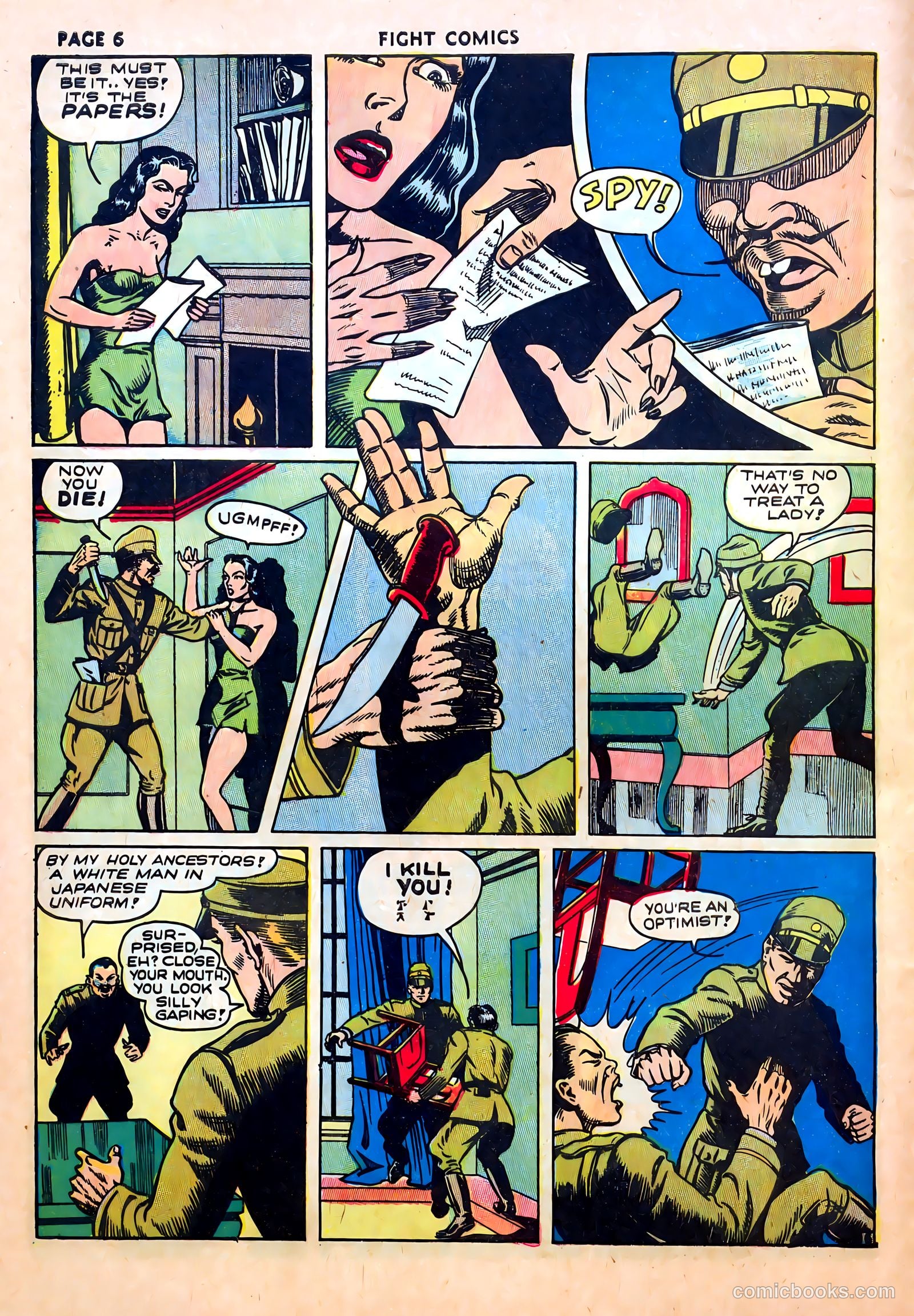 Fight Comics #20 — page 8 of 69