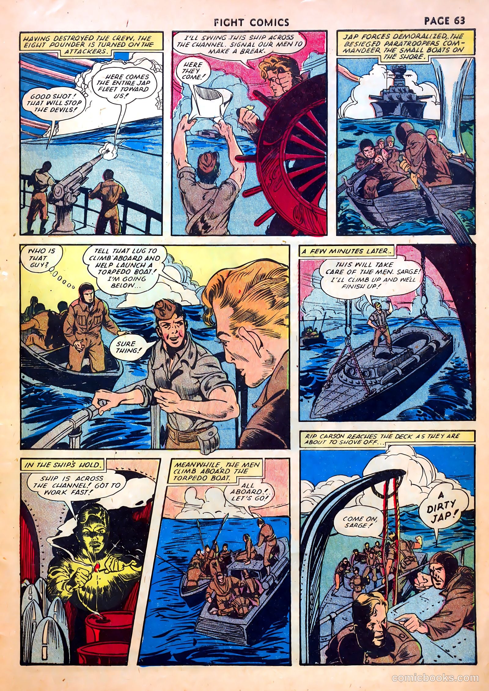 Fight Comics #20 — page 65 of 69