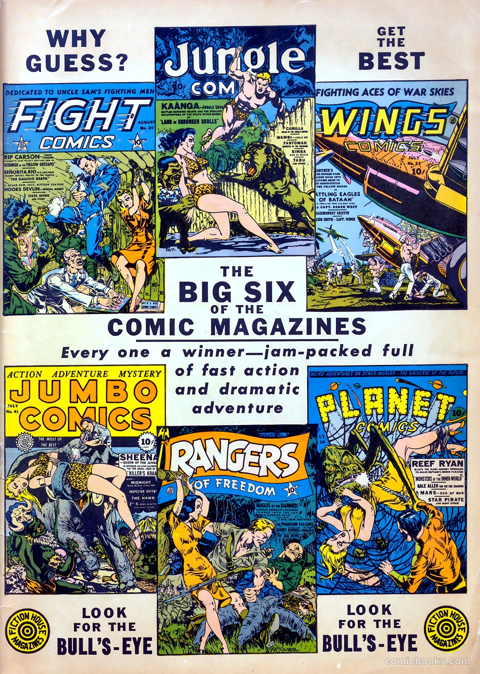 Fight Comics #20 — page 67 of 69