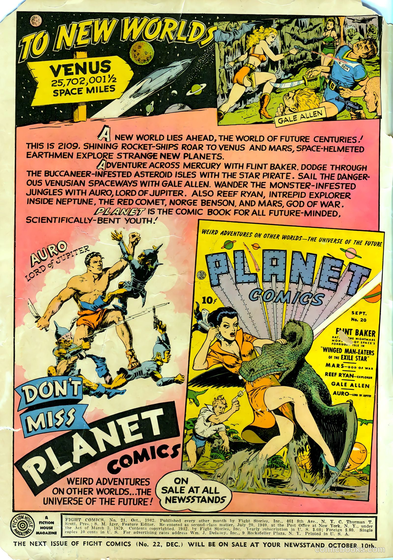 Fight Comics #21 — page 2 of 68