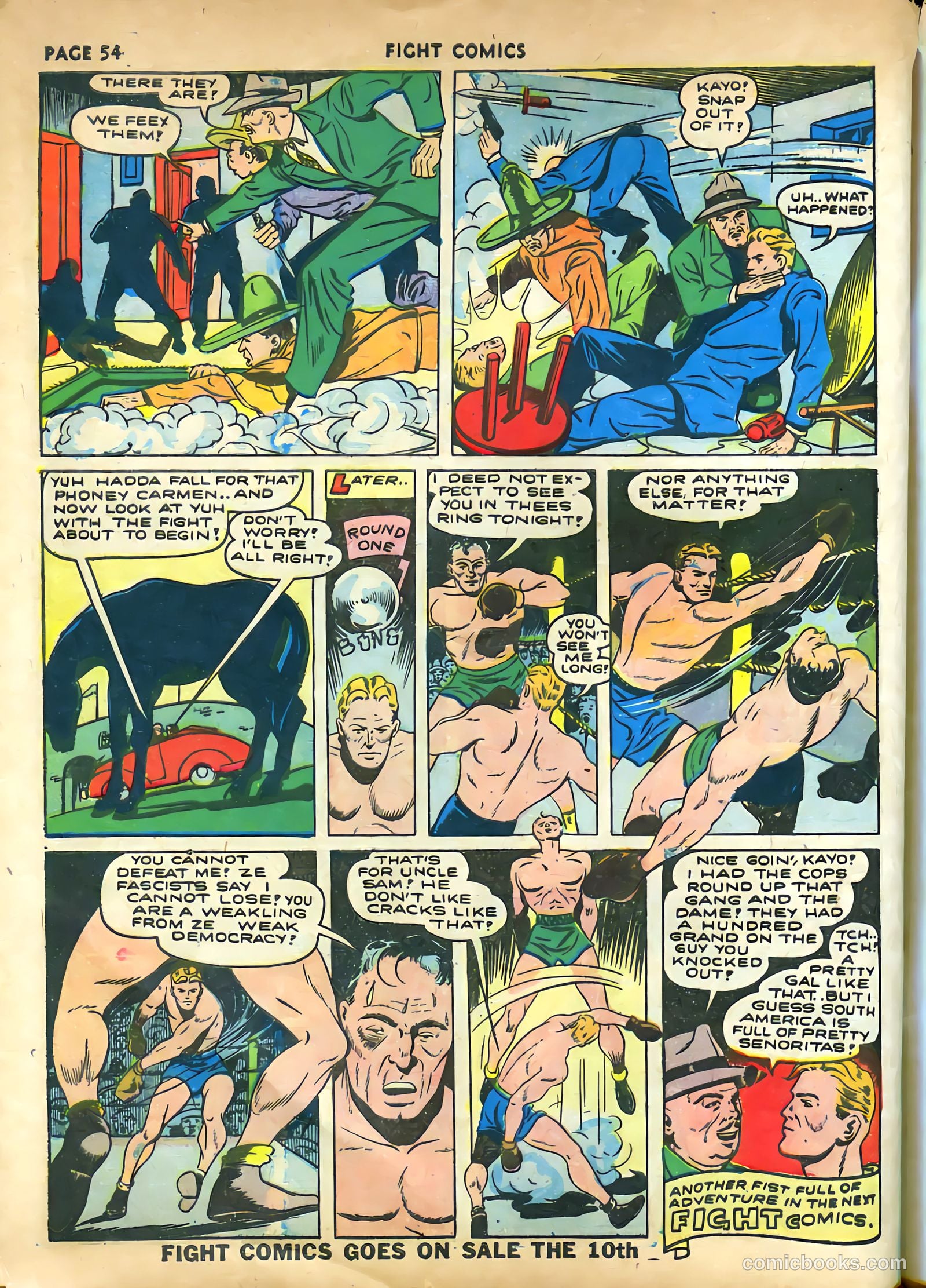 Fight Comics #21 — page 56 of 68