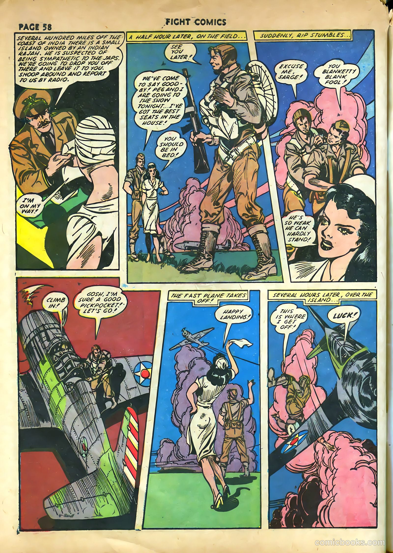 Fight Comics #21 — page 60 of 68