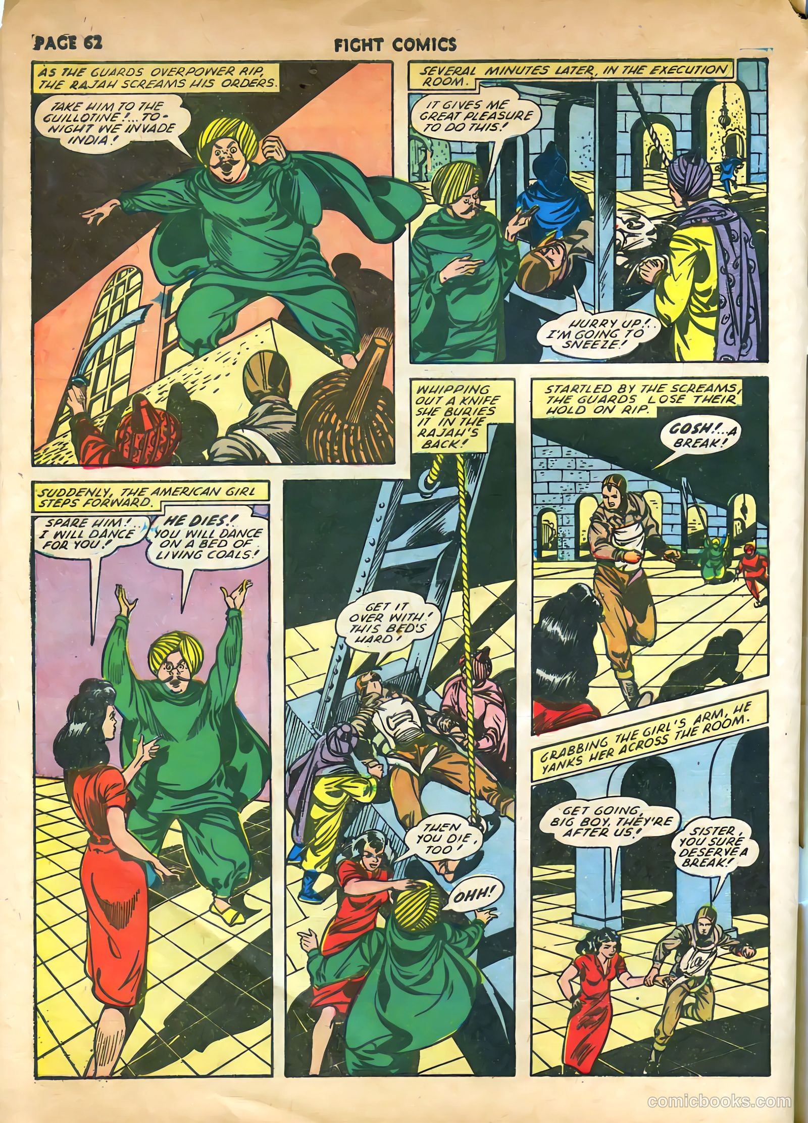 Fight Comics #21 — page 64 of 68