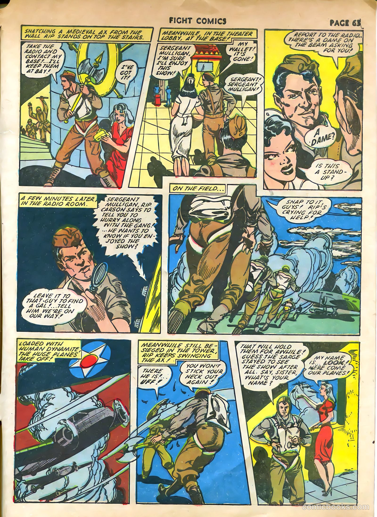 Fight Comics #21 — page 65 of 68