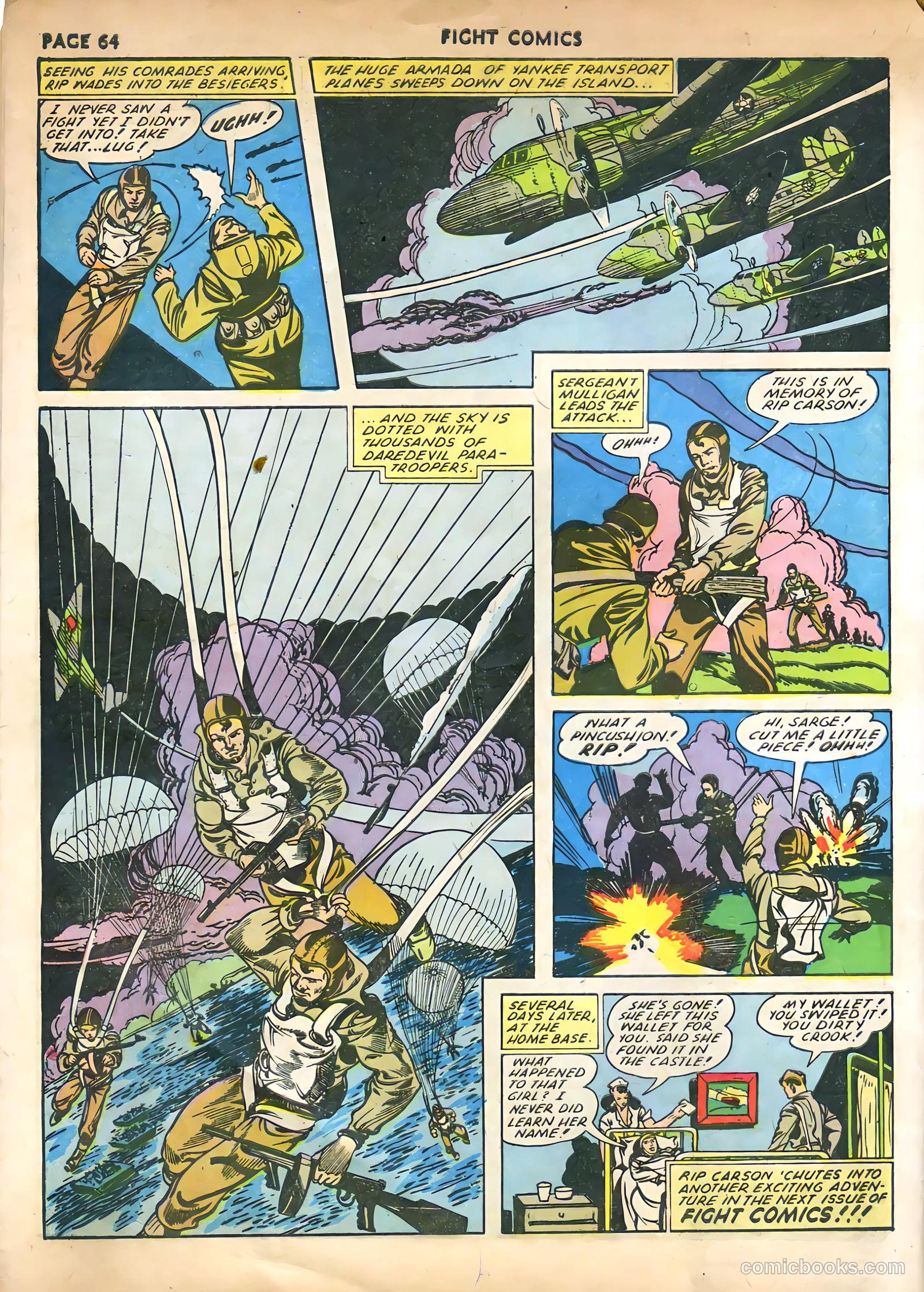 Fight Comics #21 — page 66 of 68