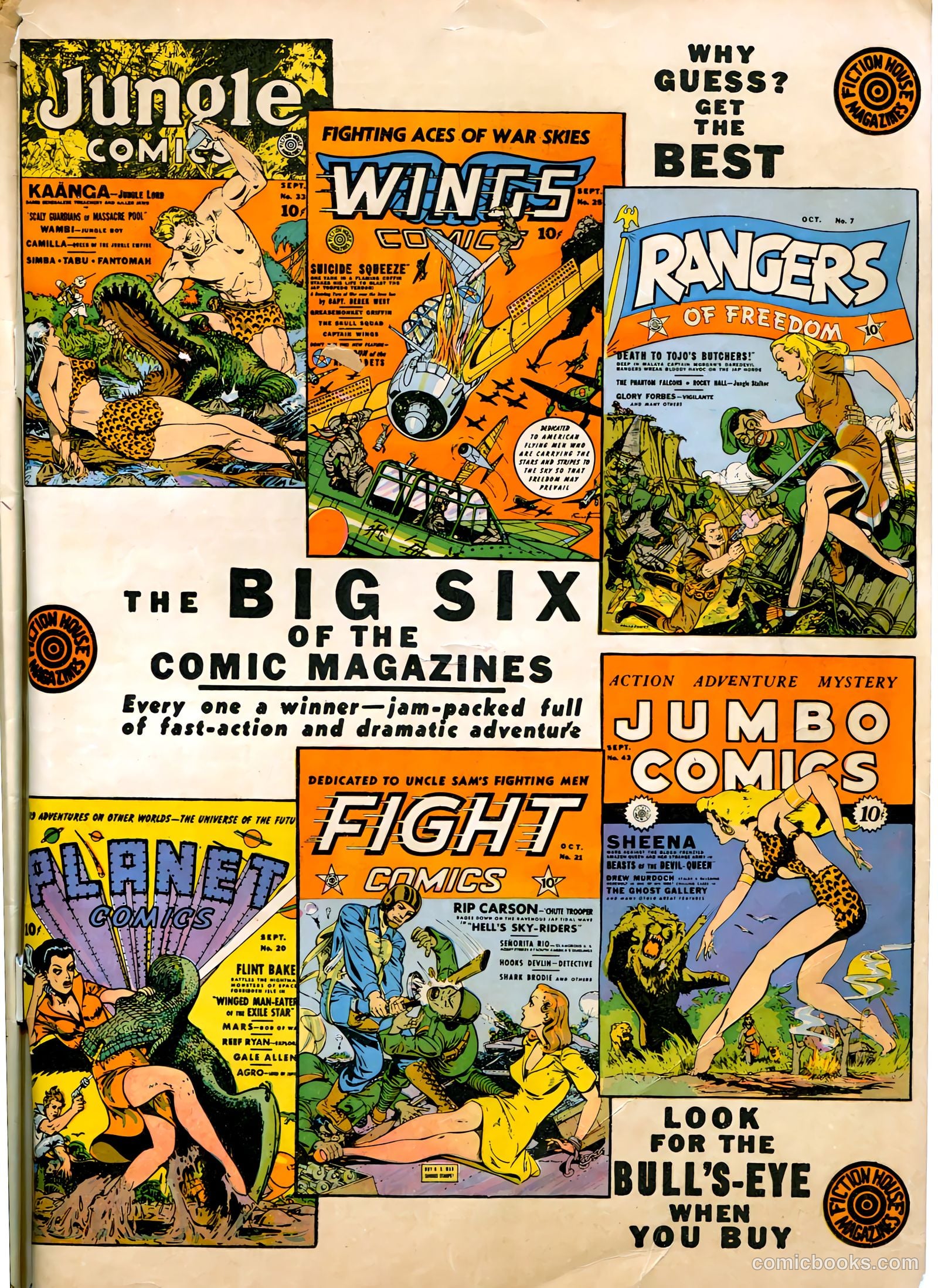 Fight Comics #21 — page 67 of 68