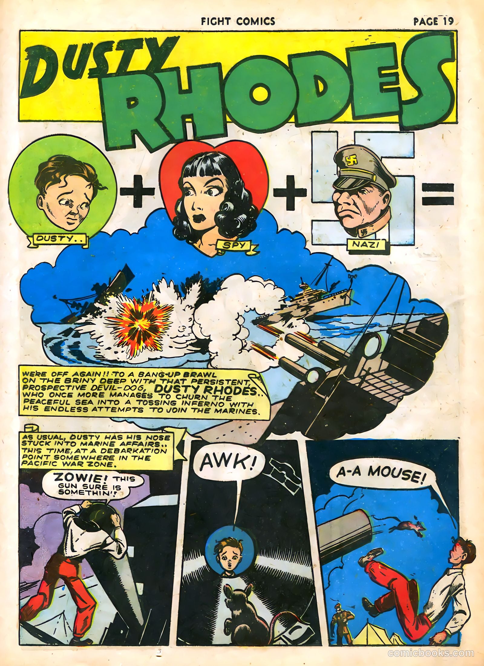 Fight Comics #22 — page 21 of 68