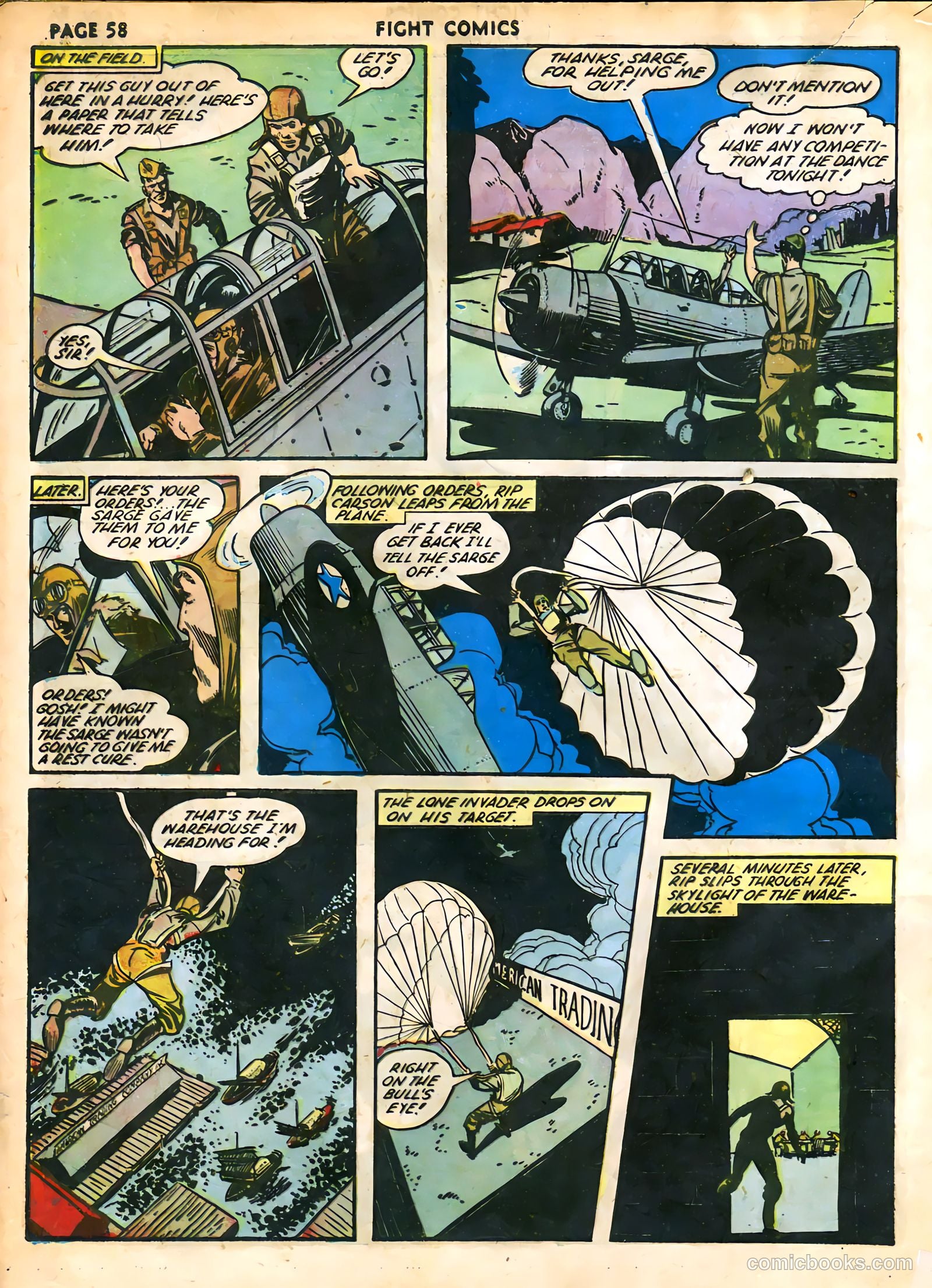 Fight Comics #22 — page 60 of 68