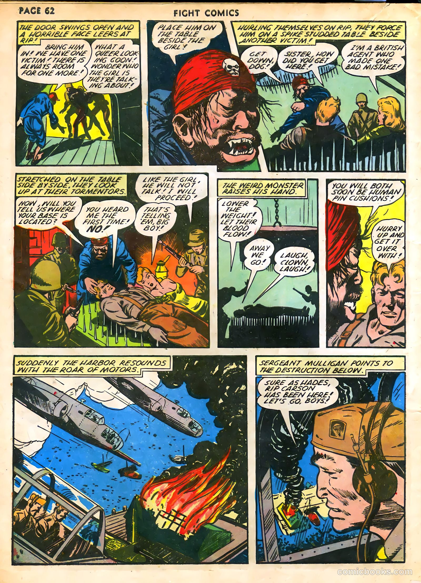 Fight Comics #22 — page 64 of 68
