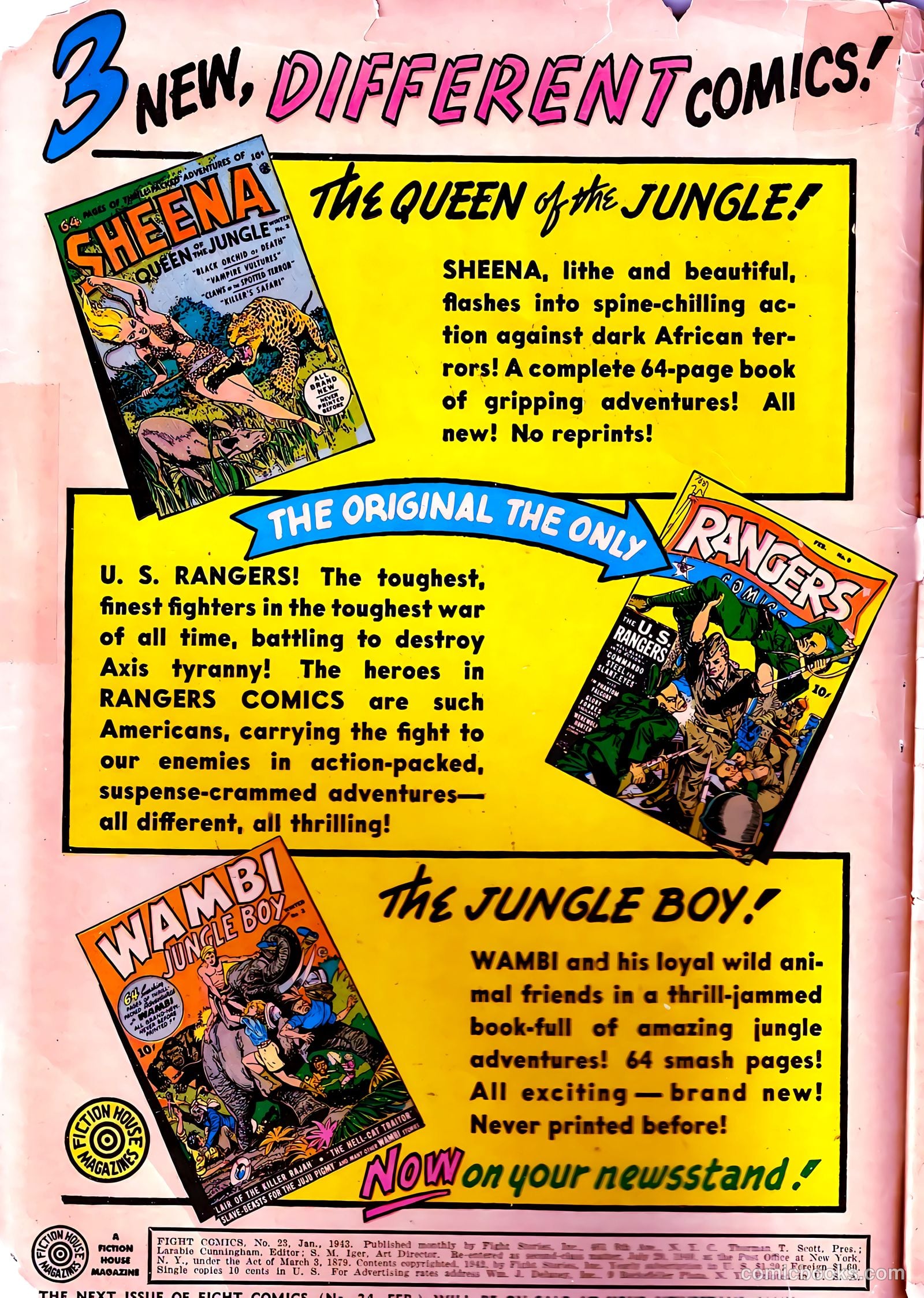 Fight Comics #23 — page 2 of 68