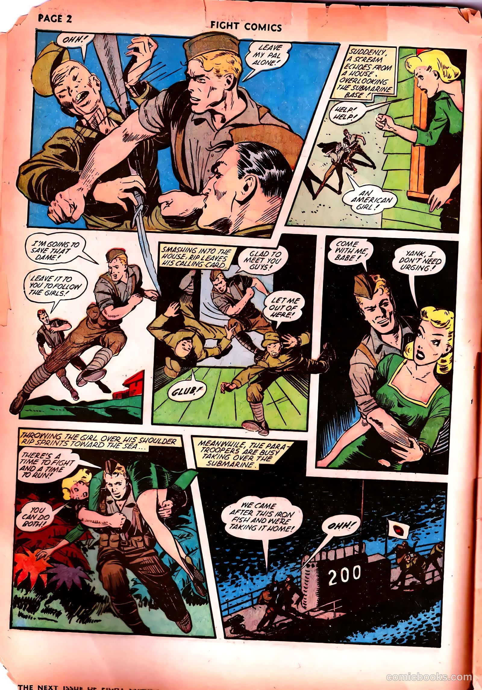 Fight Comics #23 — page 4 of 68