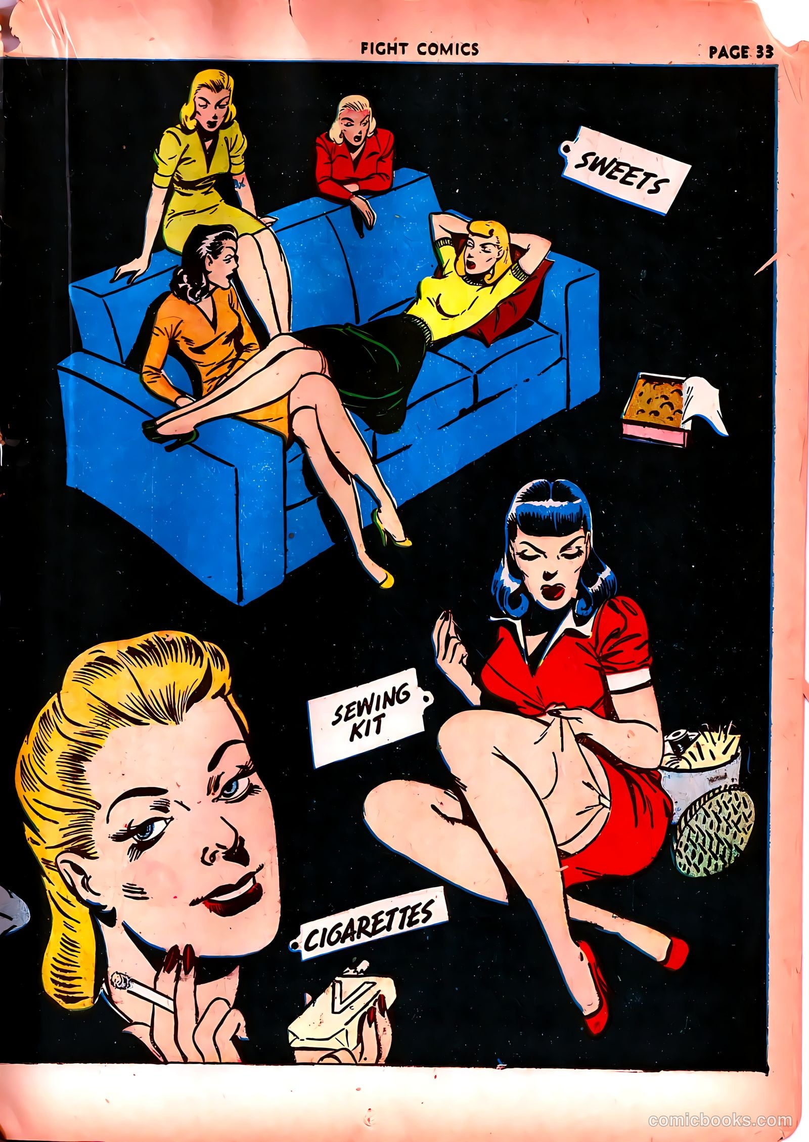 Fight Comics #23 — page 35 of 68