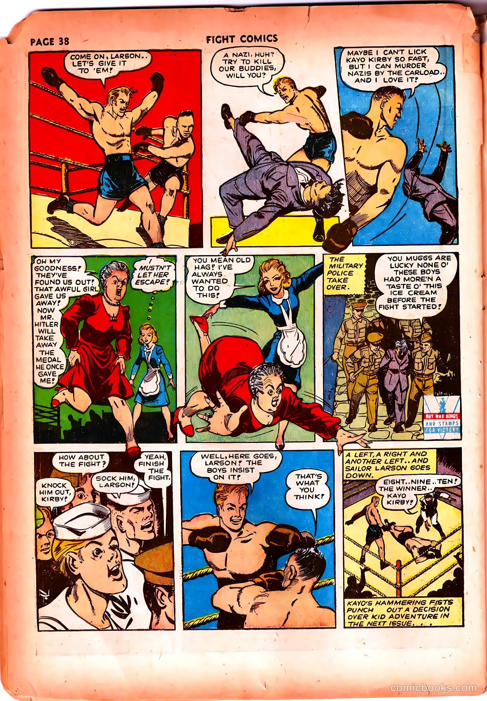 Fight Comics #23 — page 40 of 68