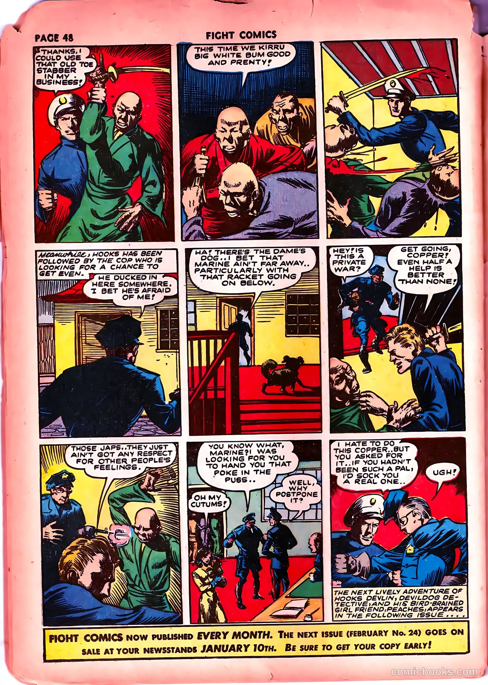 Fight Comics #23 — page 50 of 68